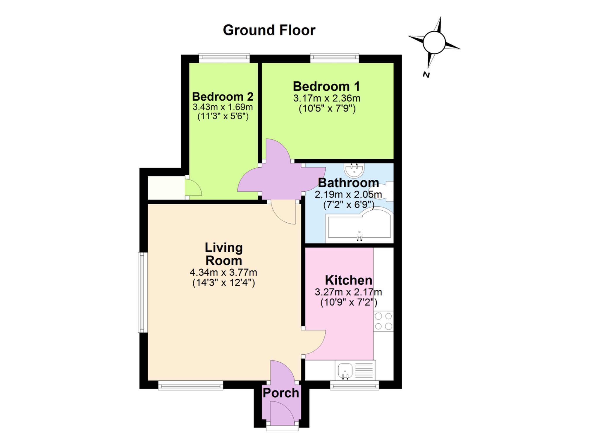 15 Manor Gardens, Morrison Road, Swanage floorplan