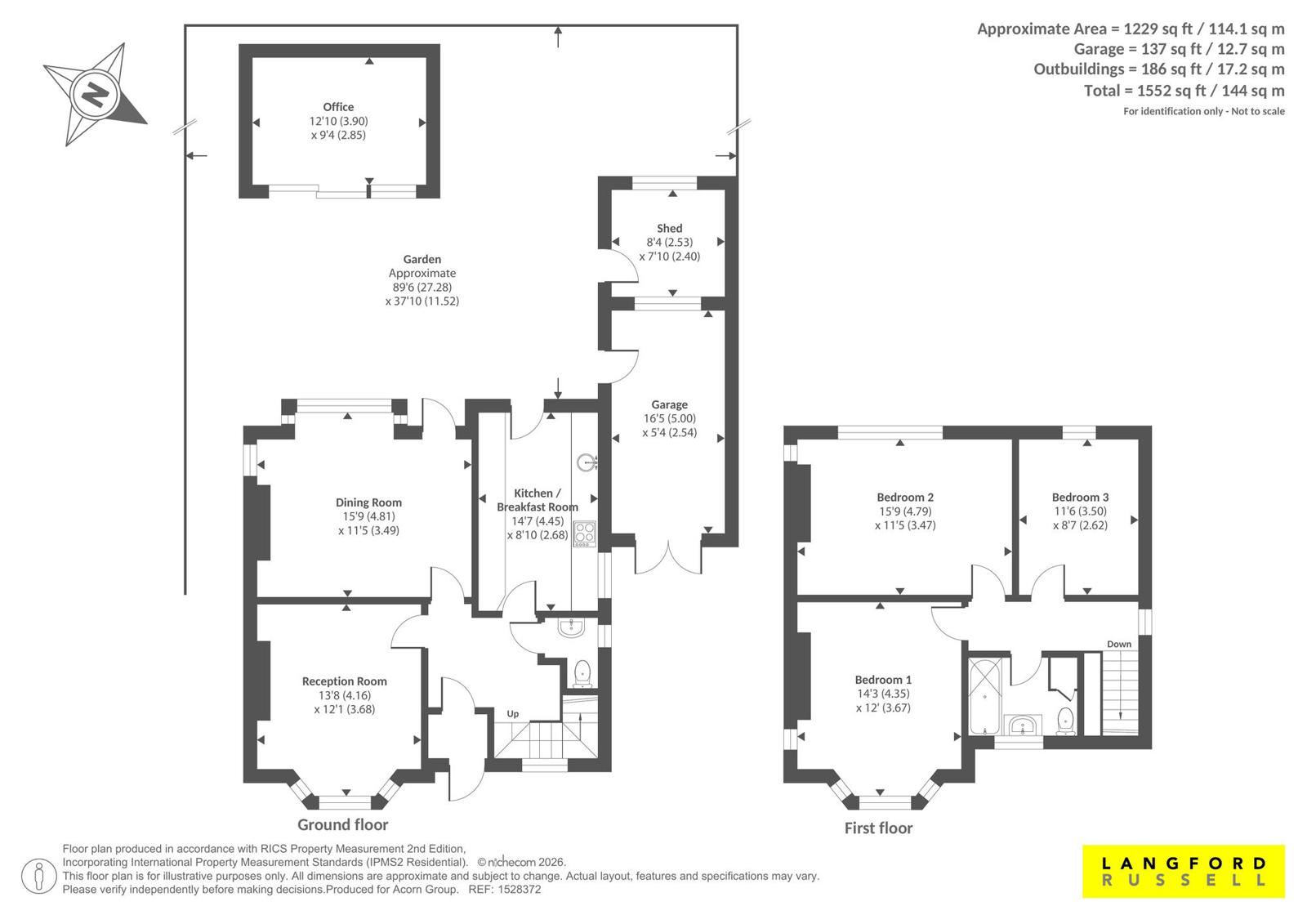 13, Downs Hill, Beckenham floorplan