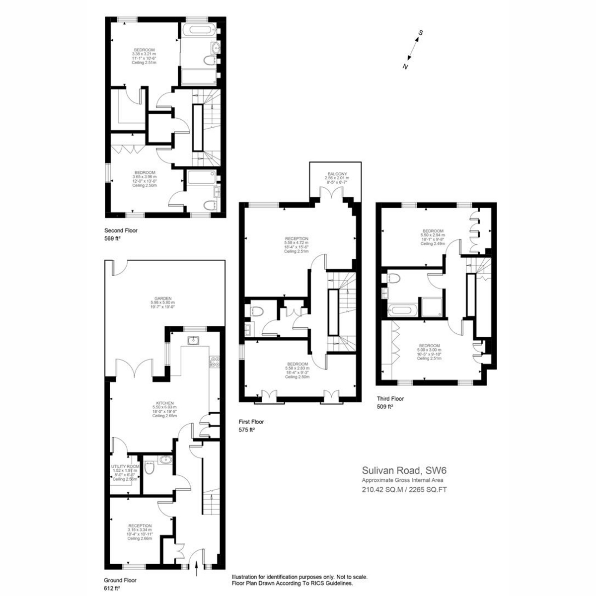 36, Sulivan Road, London floorplan