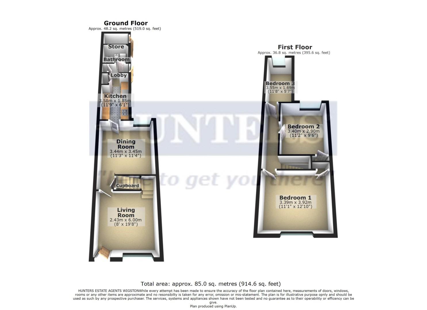 Bassett Street, Wigston LE18, 3 bedroom terraced house for sale