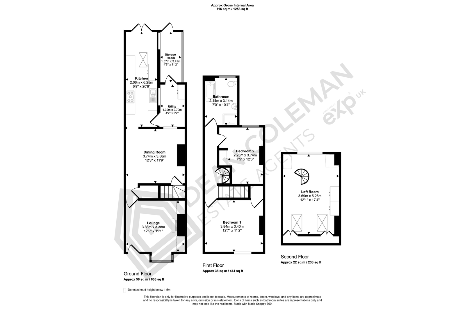 25, Midland Road, Birmingham floorplan
