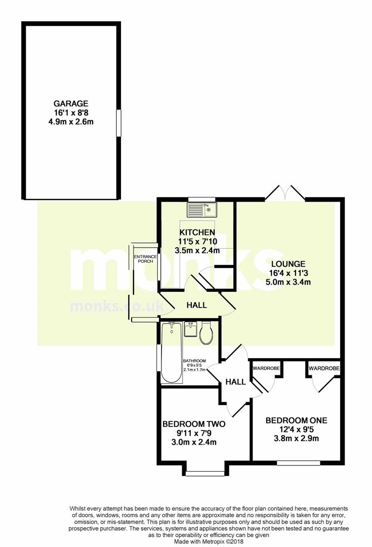 2 Bedrooms Detached bungalow for sale in Trentham Road, Wem, Shrewsbury SY4