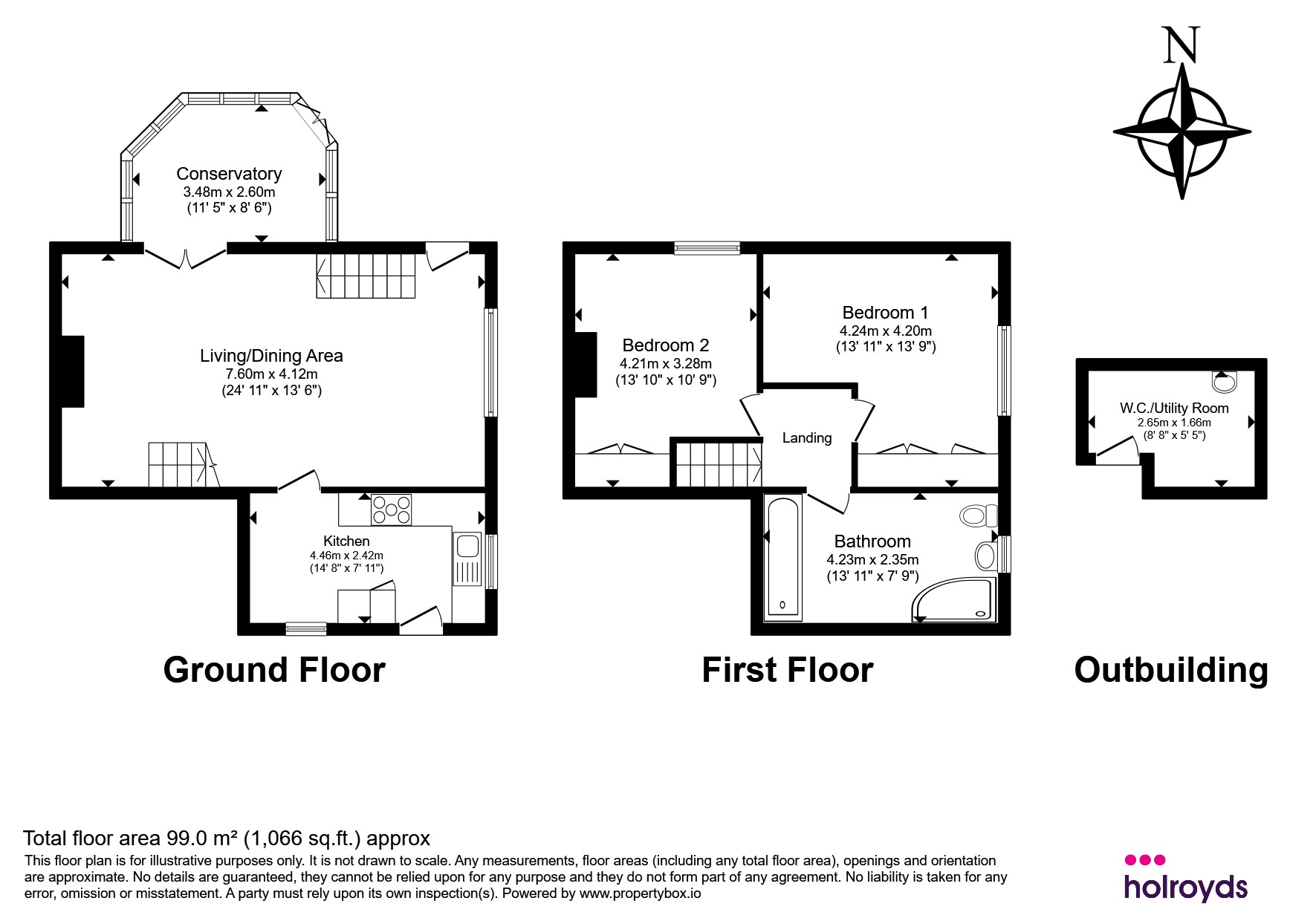 15, North Bank Road, Bingley floorplan