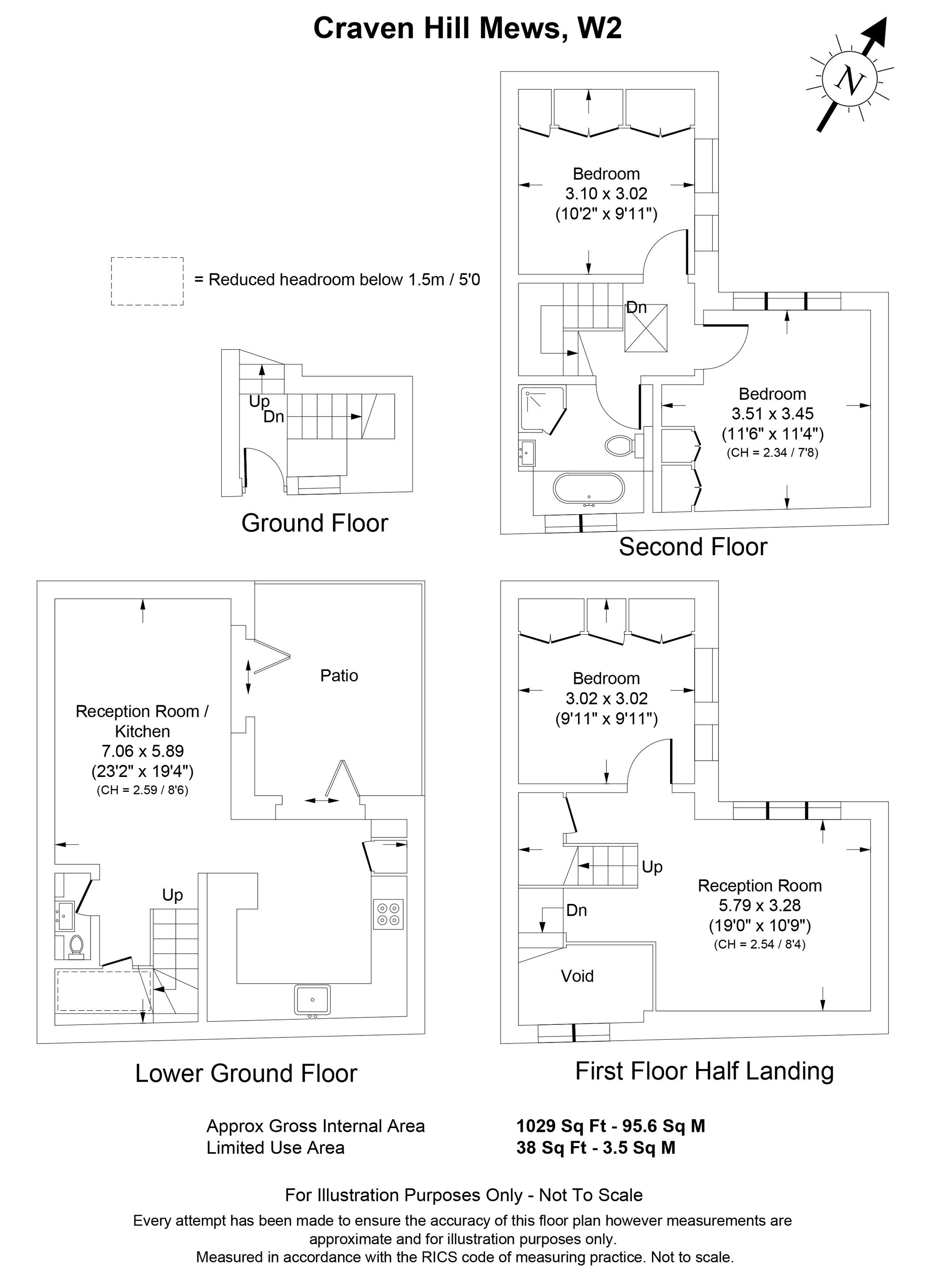 30 Craven Hill Mews, London floorplan