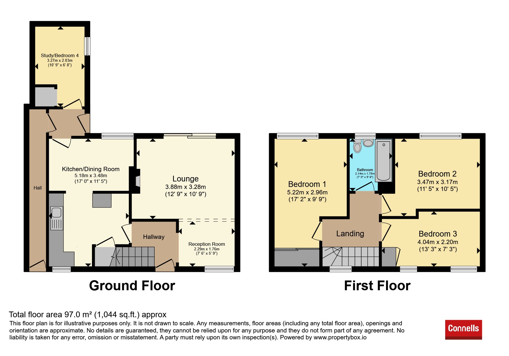 Kirminton Gardens, Leicester floorplan