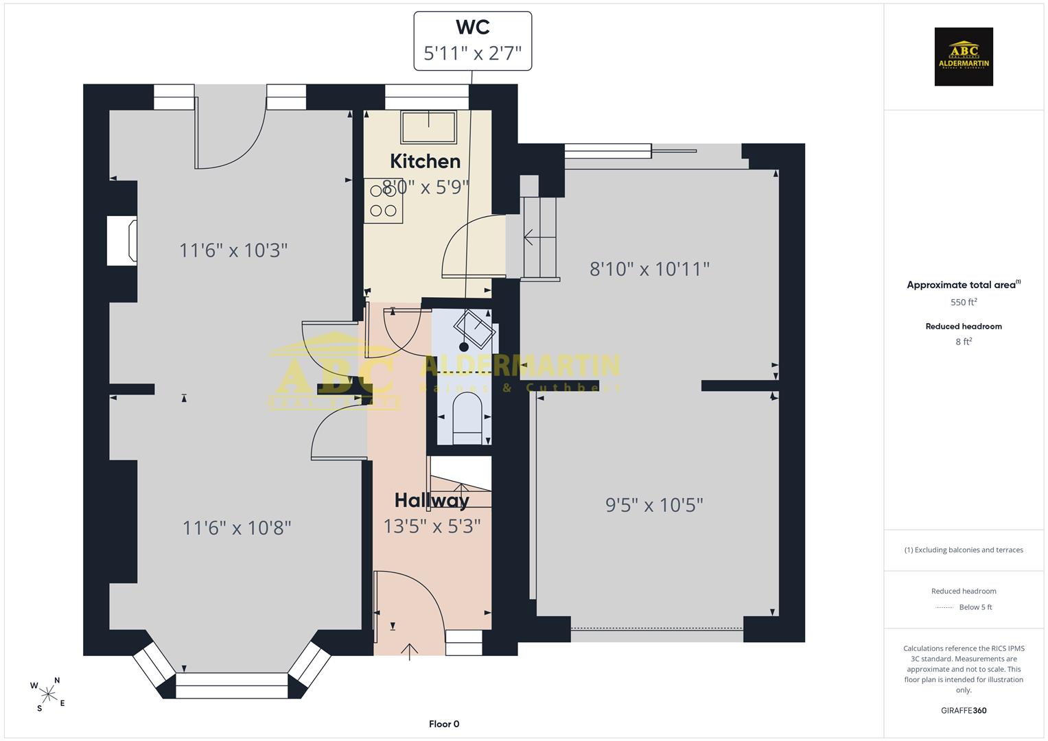 8, Albany Crescent, Edgware floorplan