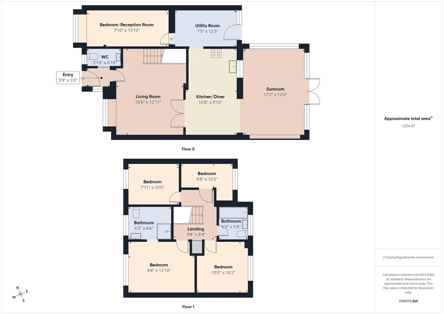 3, Pear Tree Close, Barwell floorplan