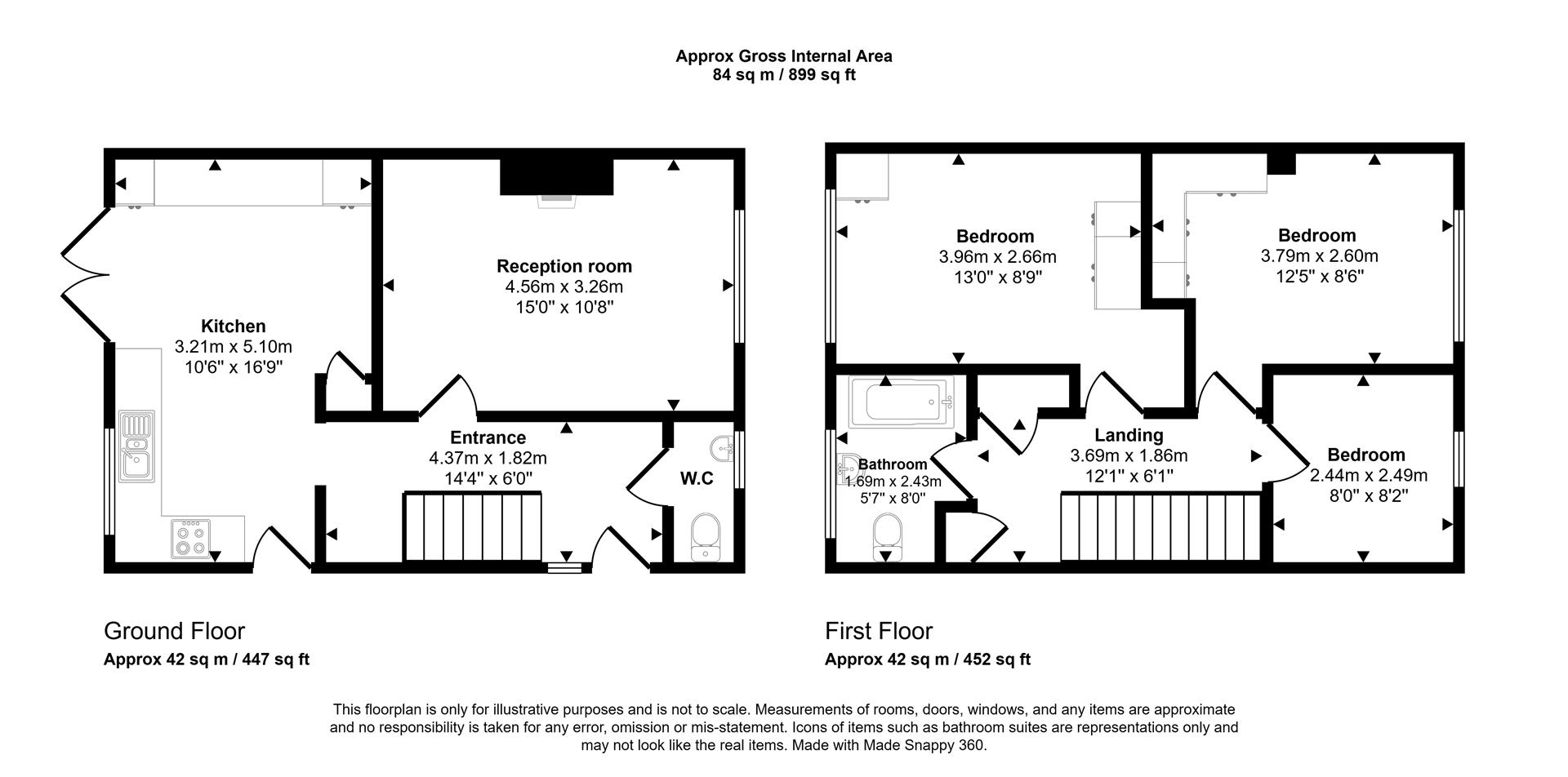55, Ger Y Gwendraeth, Kidwelly floorplan