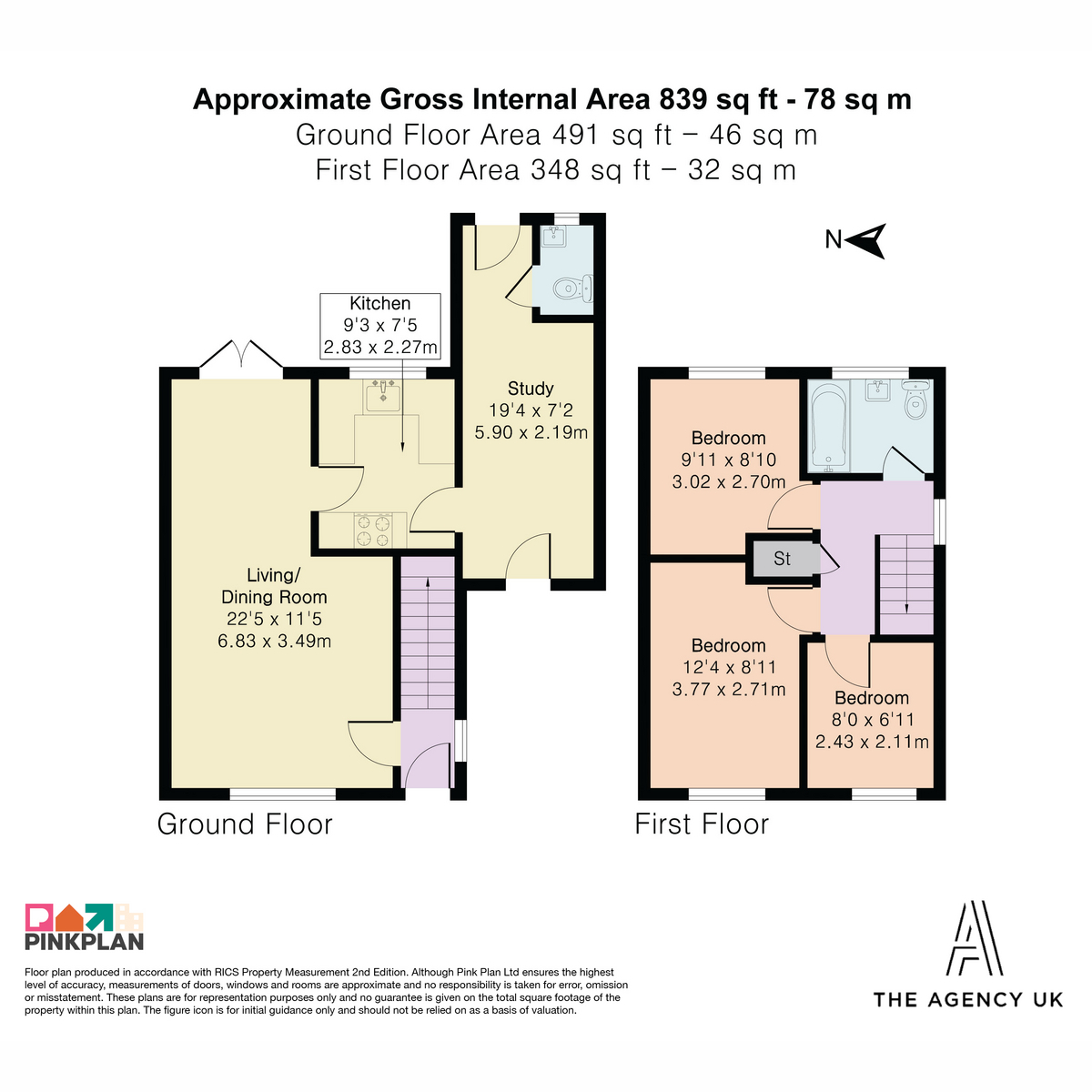 9, Badgers Close, Newton Abbot floorplan