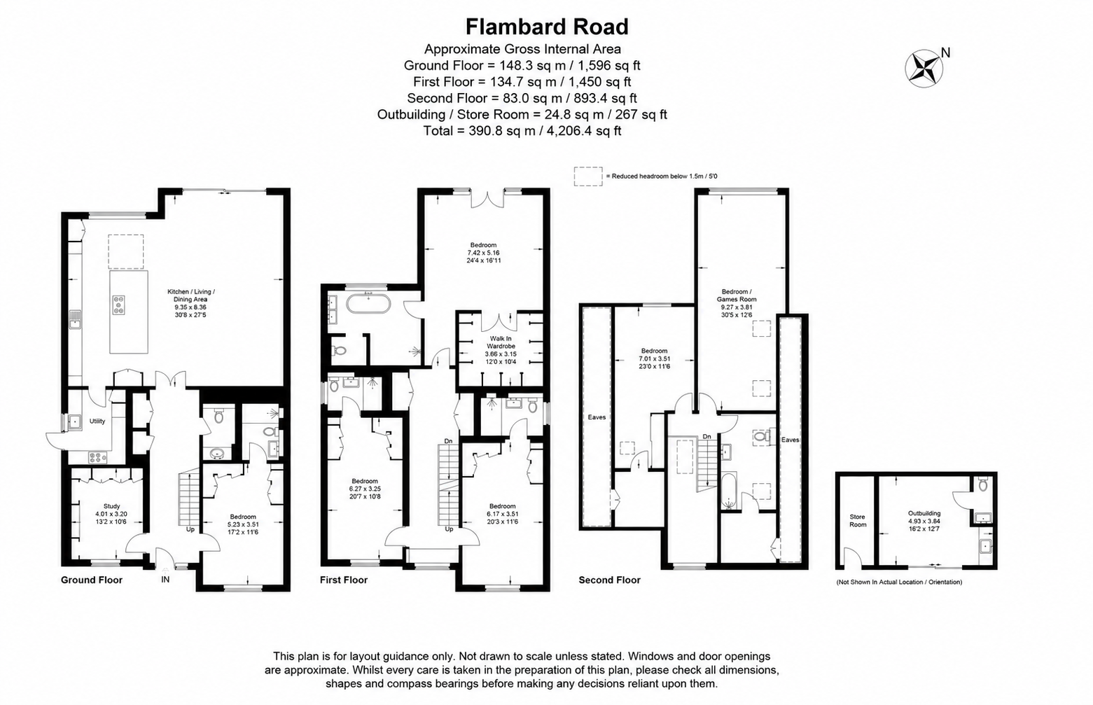 23, Flambard Road, Harrow floorplan