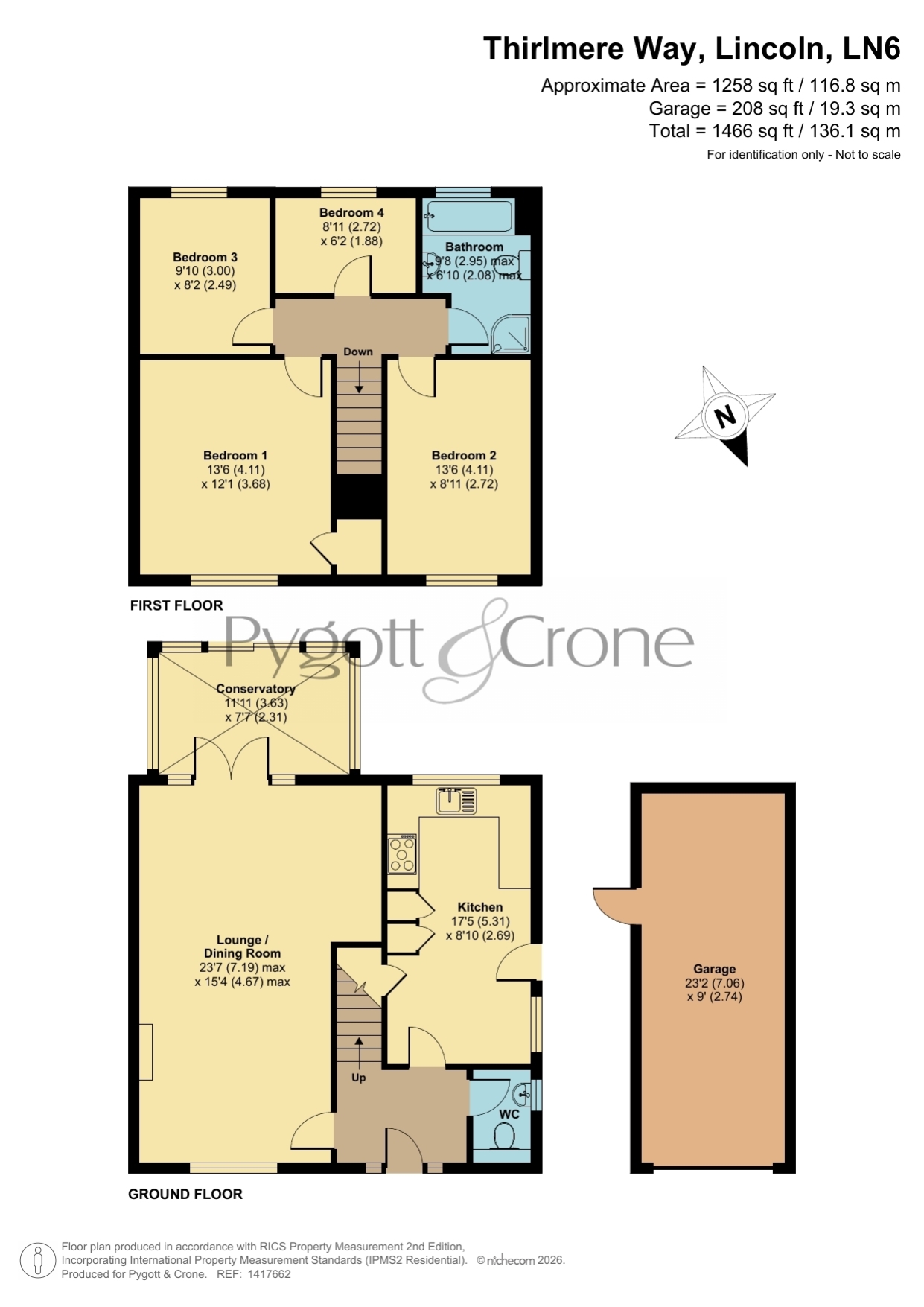 1, Thirlmere Way, Lincoln floorplan