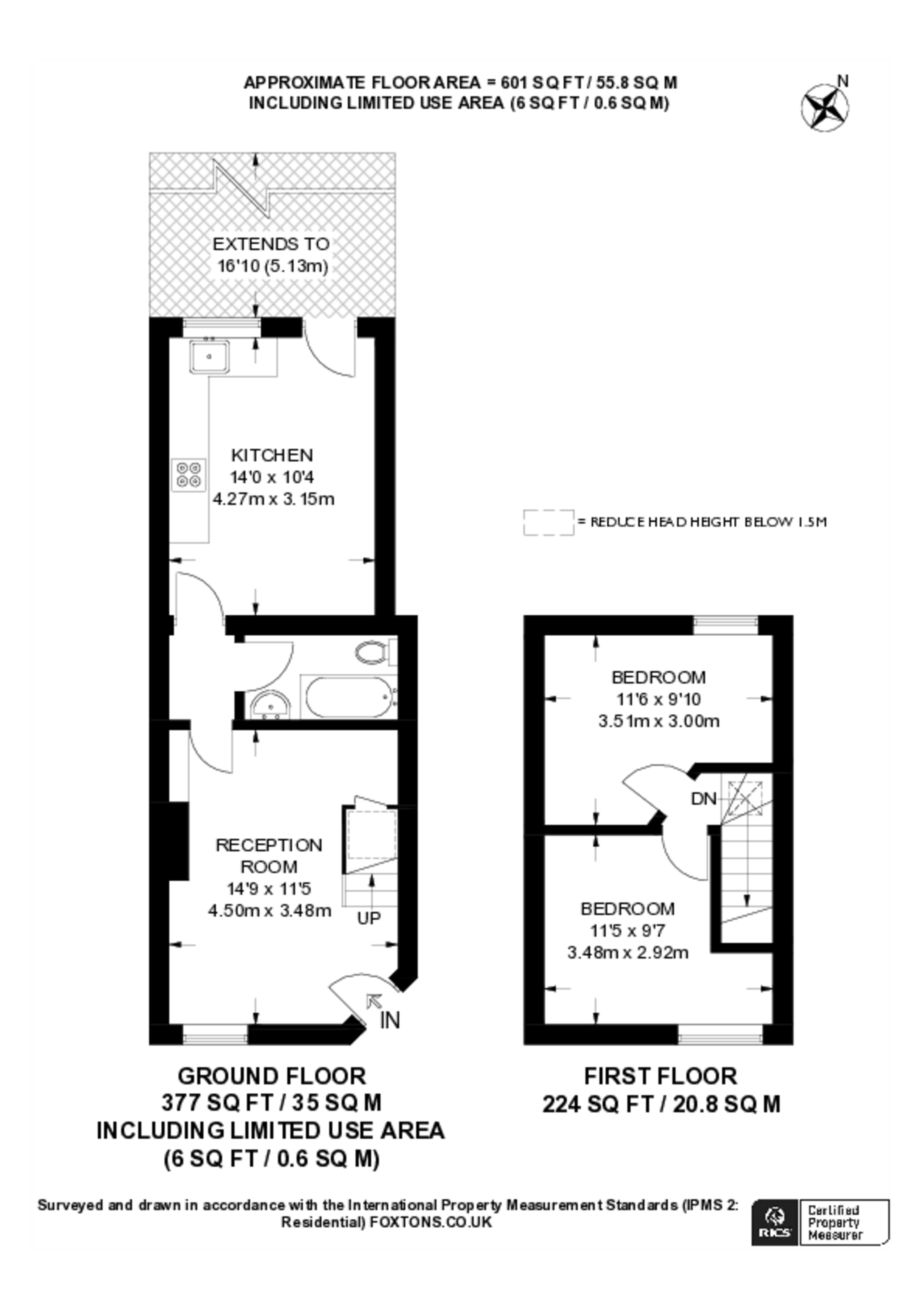 Chesthunte Road, Tottenham floorplan