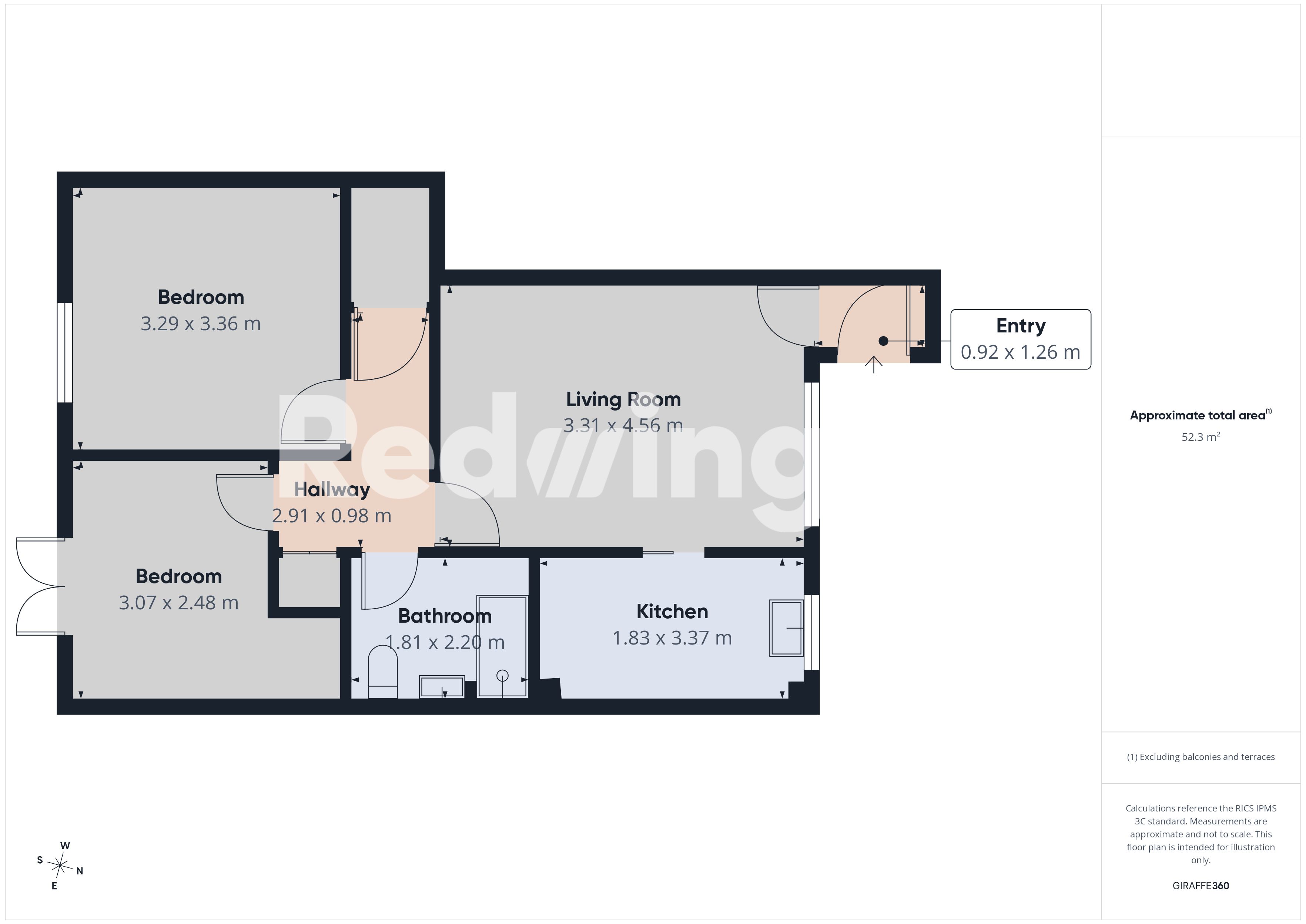 Flat 41, Bedford Court,, Vivian Drive, Southport floorplan