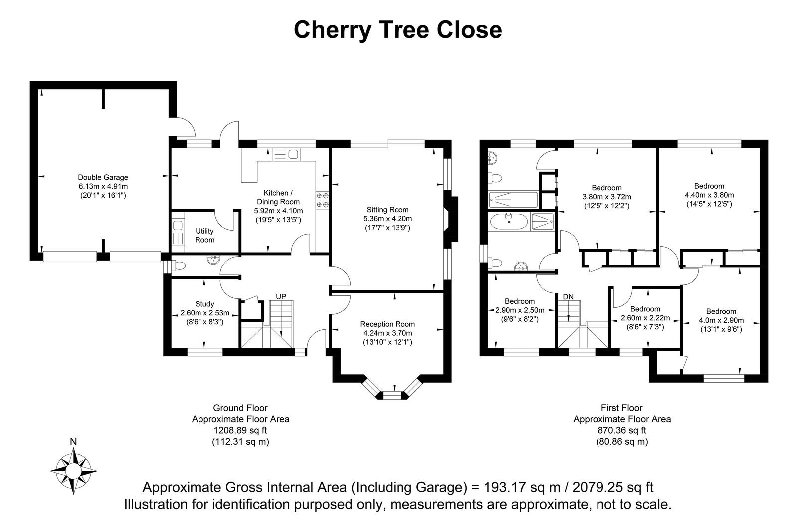 11, Cherry Tree Close, Worthing floorplan