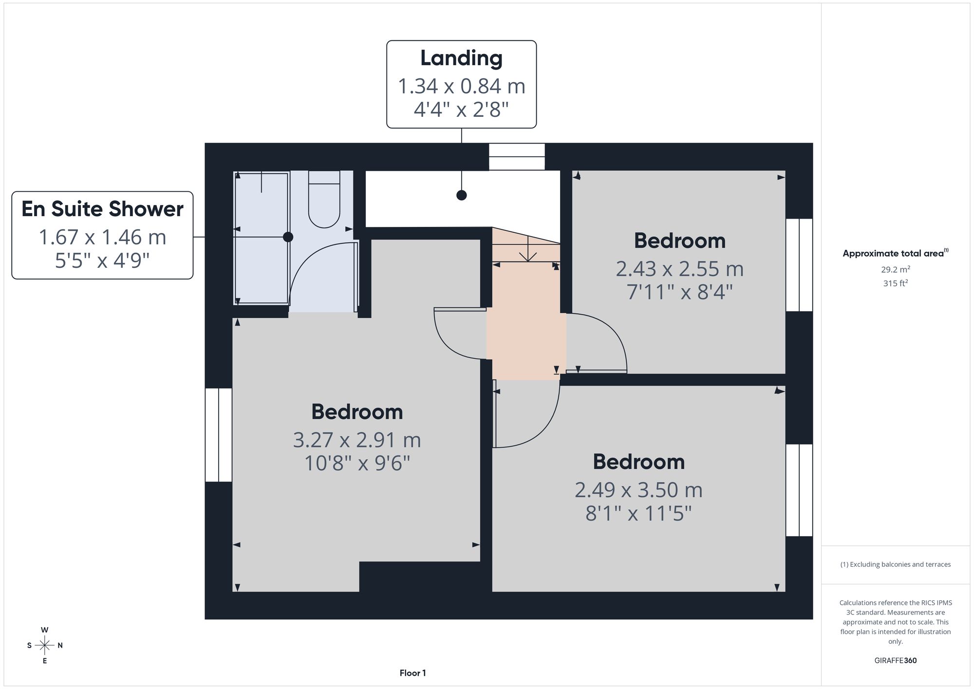 50 Rhyd-y-Cae, Ebbw Vale floorplan