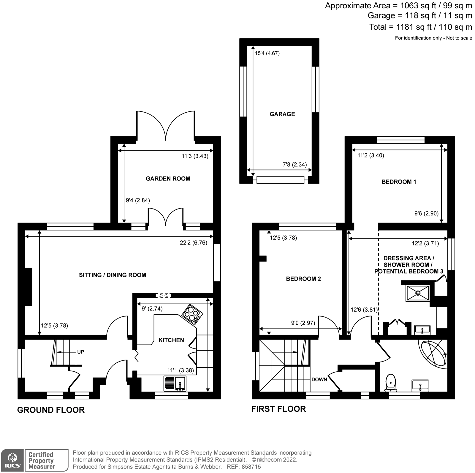 20, Oak Tree Road, Milford, Godalming floorplan