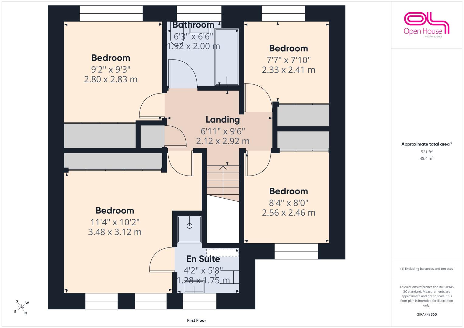 11, Gunnell Close, Stafford floorplan