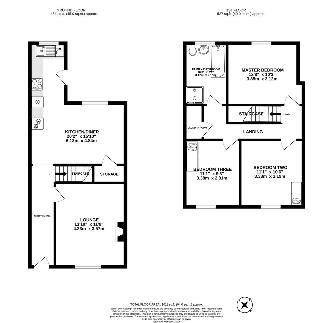 88, Chorley Road, Chorley floorplan