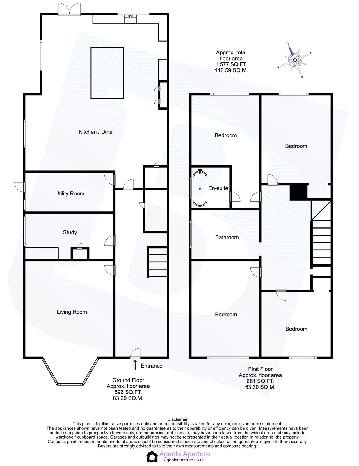 43, Moor Lane, Upminster floorplan