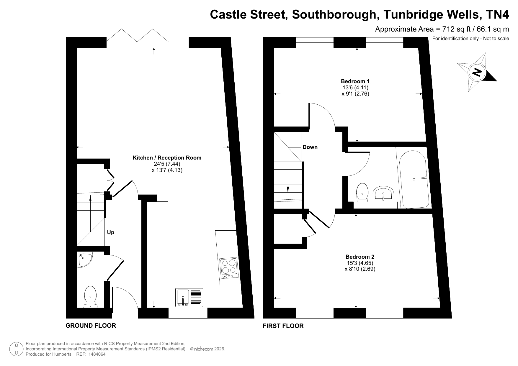 Hawthorn Cottage,, Castle Street, Tunbridge Wells floorplan