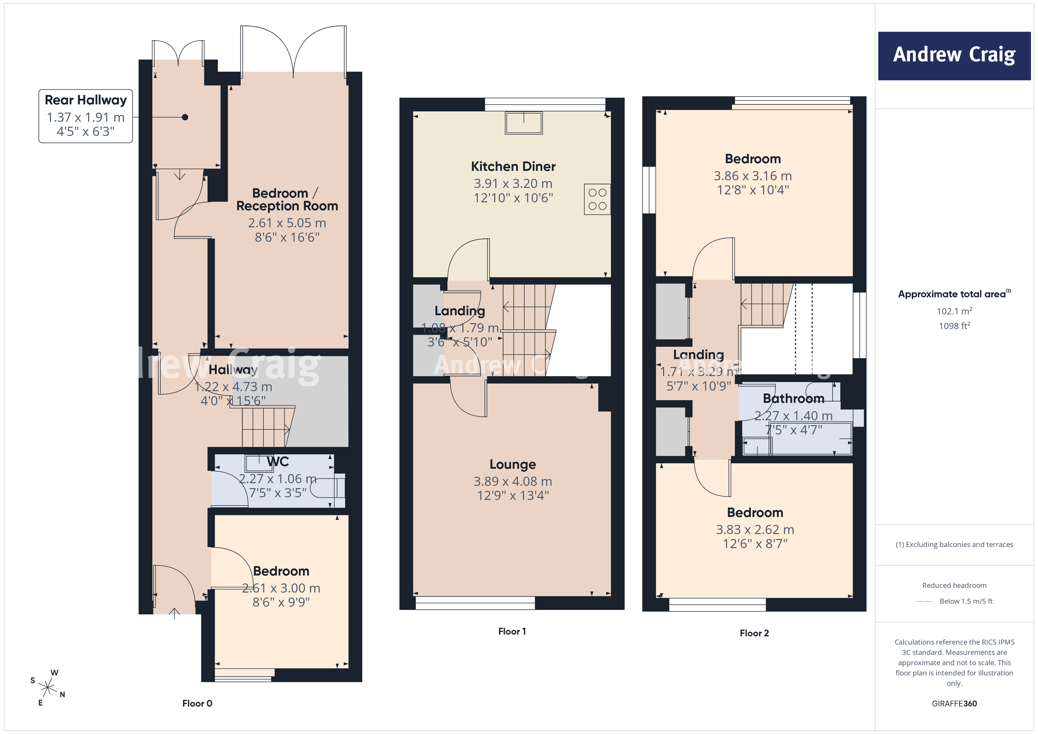 6 Morton Walk, South Shields floorplan