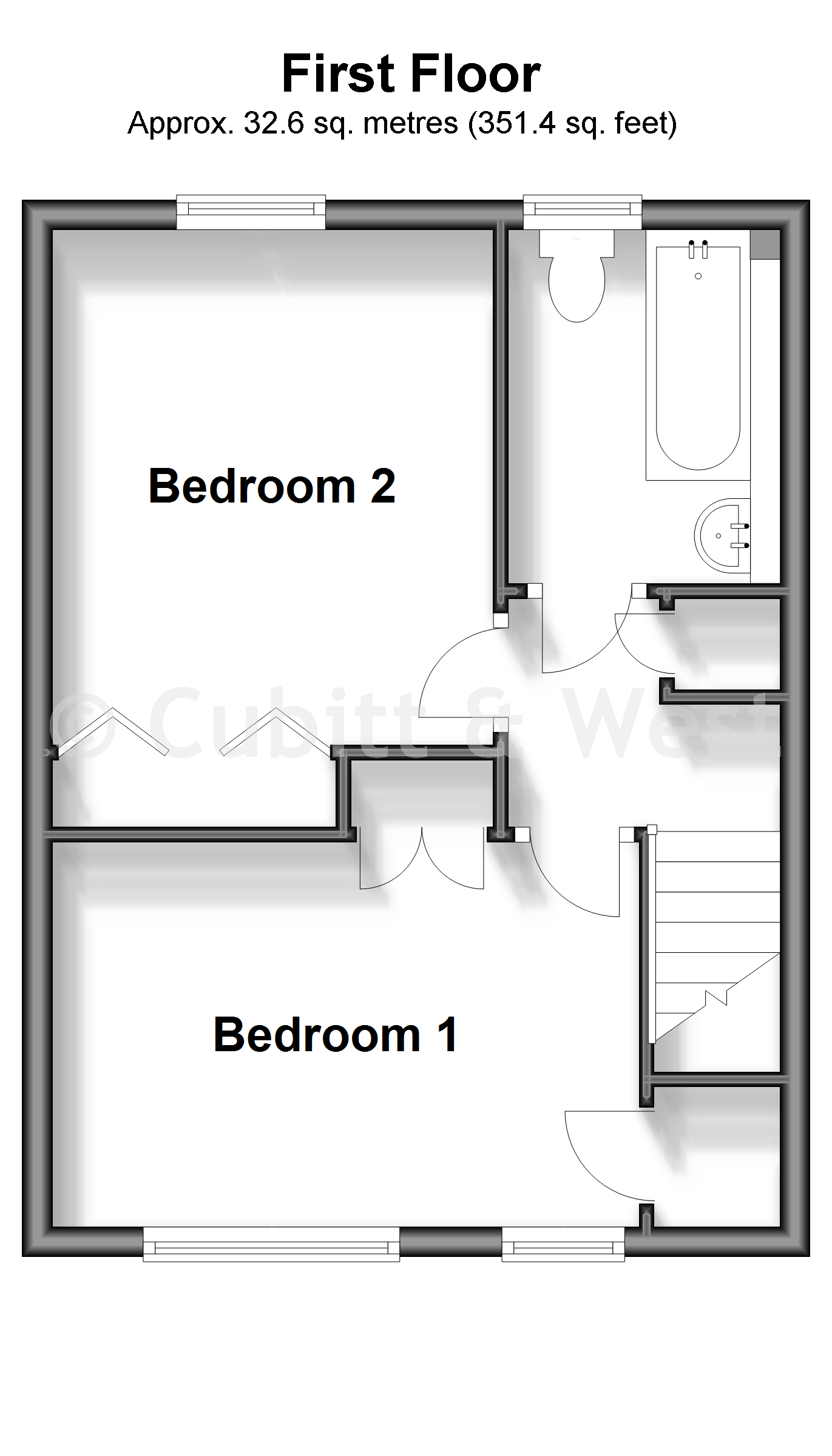 Woodland Mews, Elm Way, Heathfield floorplan
