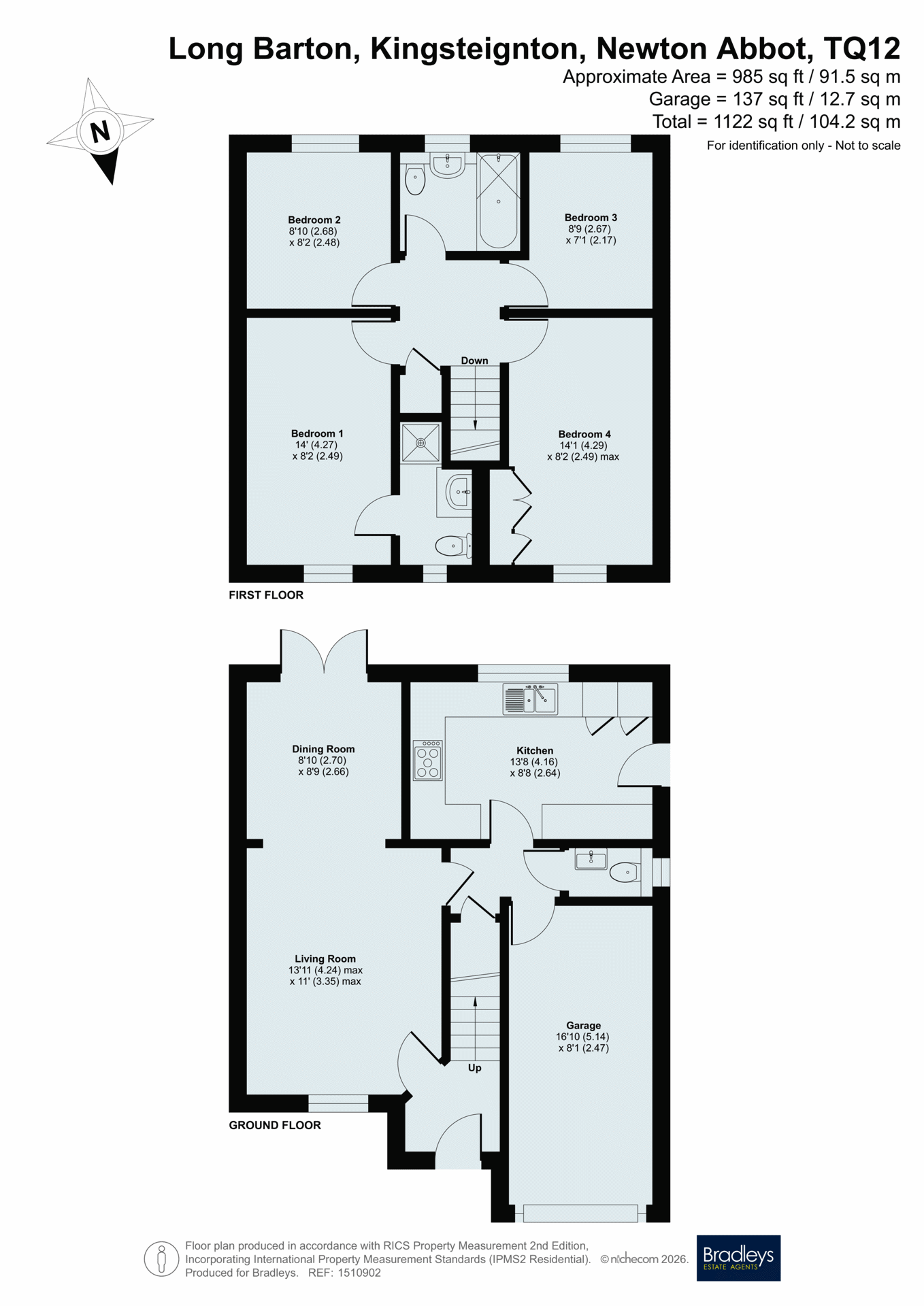 55, Long Barton, Newton Abbot floorplan