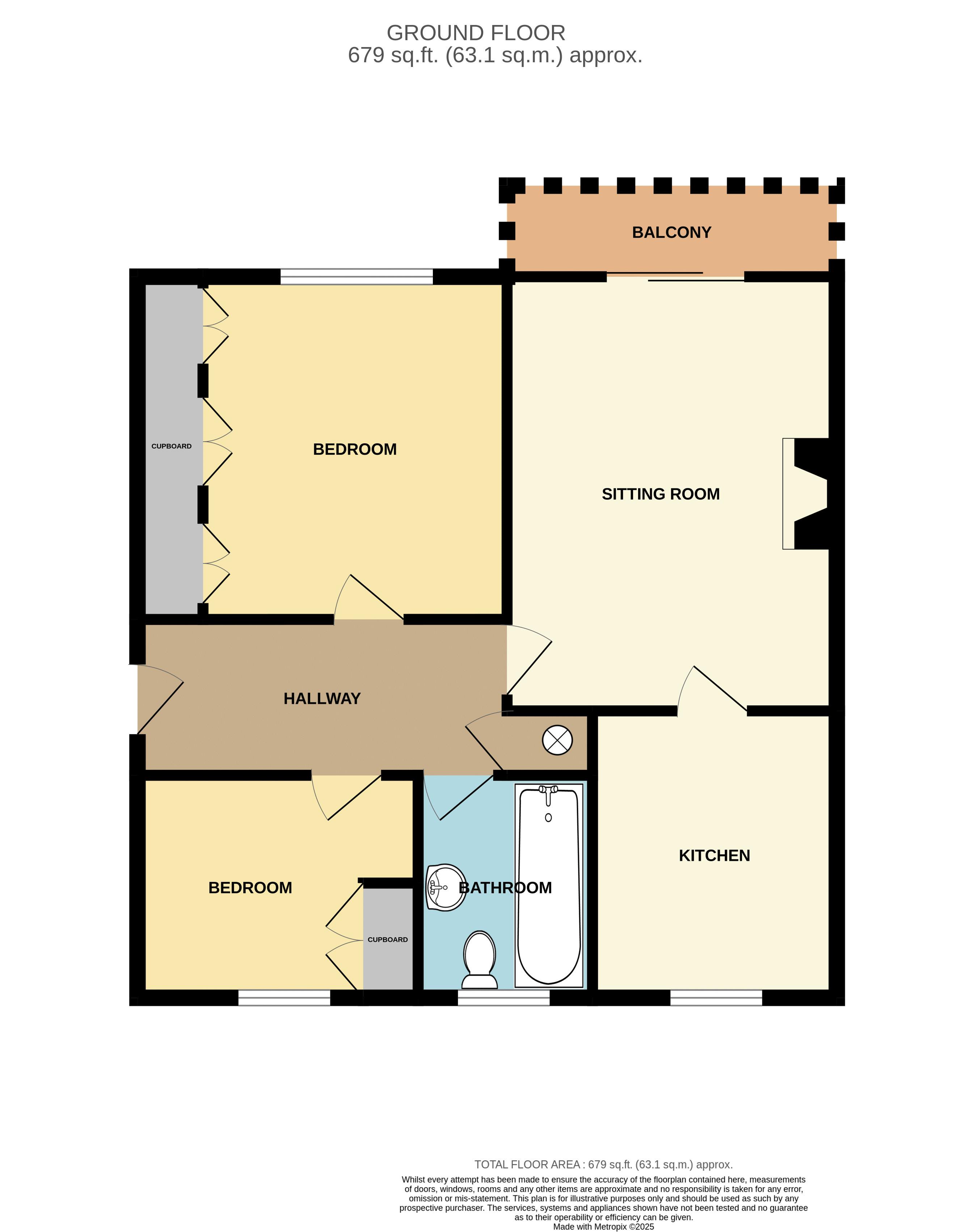 23, Southgate House, Bury St Edmunds floorplan
