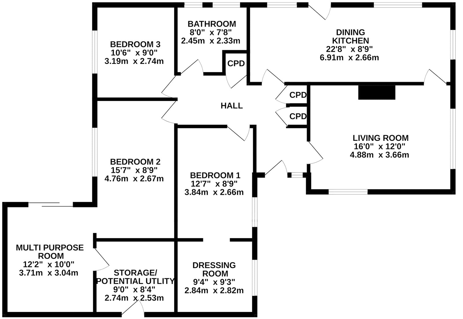 10, Longroyde Grove, West Yorkshire floorplan