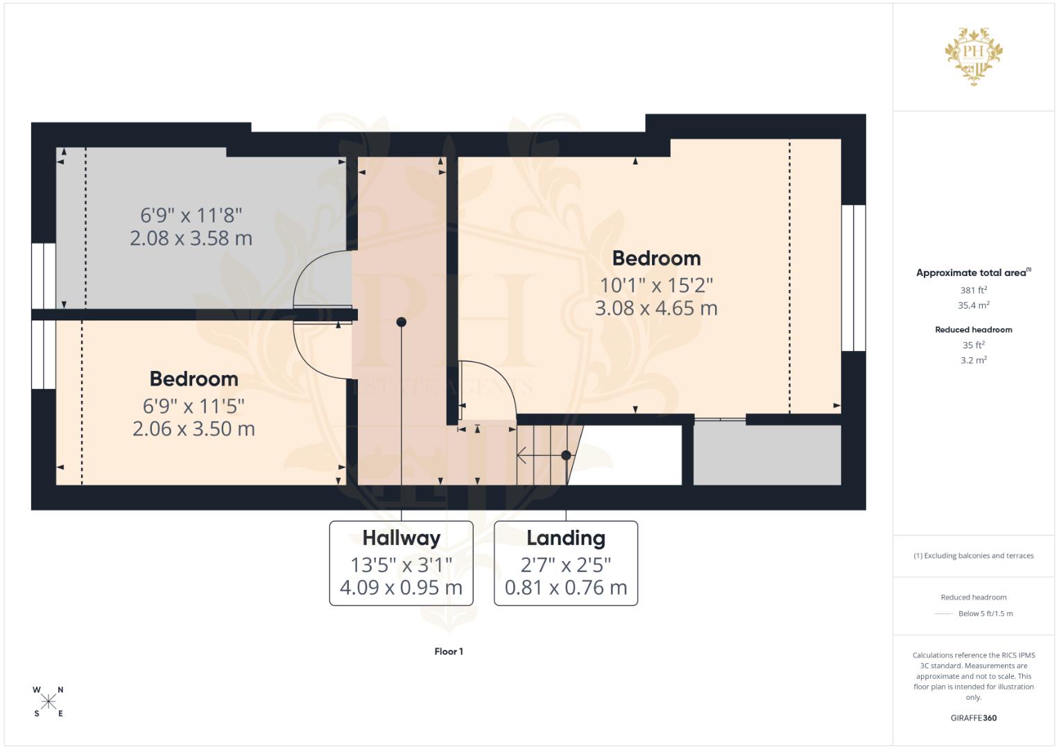 6, Old Row, Middlesbrough floorplan