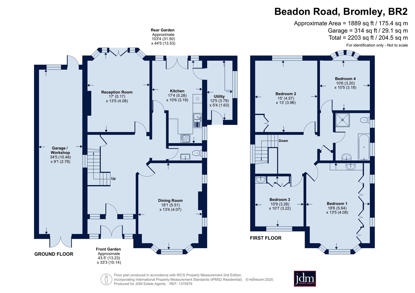 26, Beadon Road, Bromley floorplan