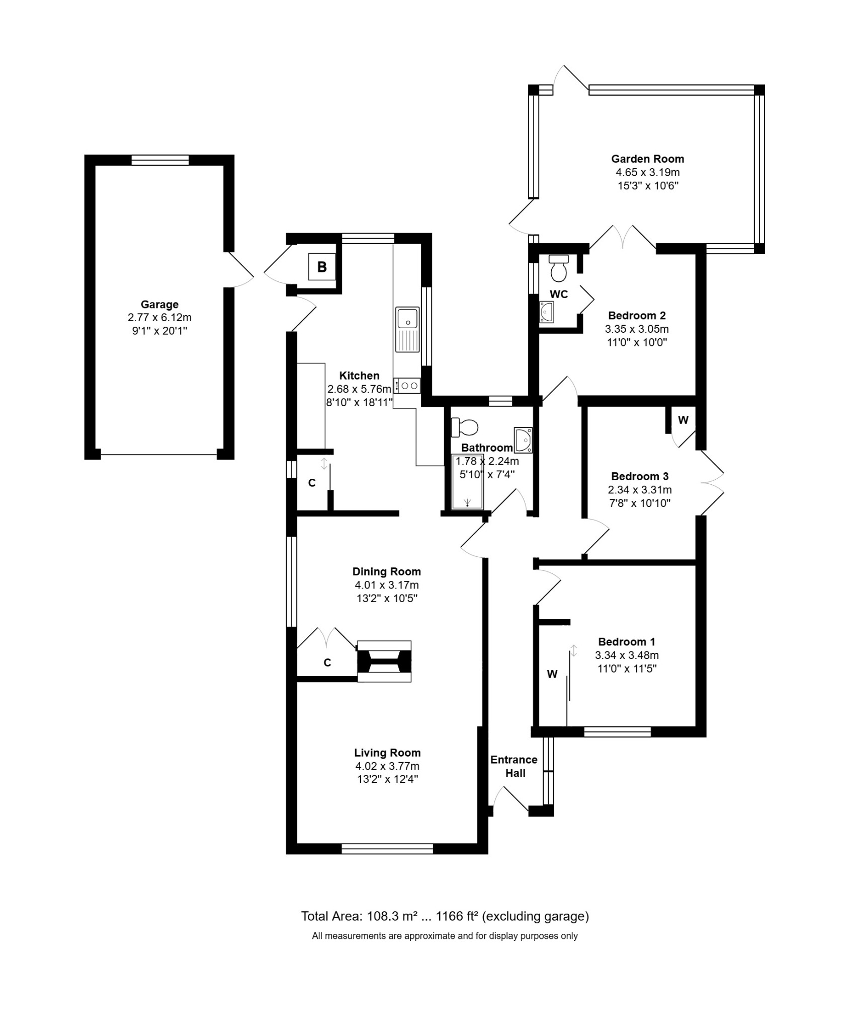 62, Brow of the Hill, King's Lynn floorplan