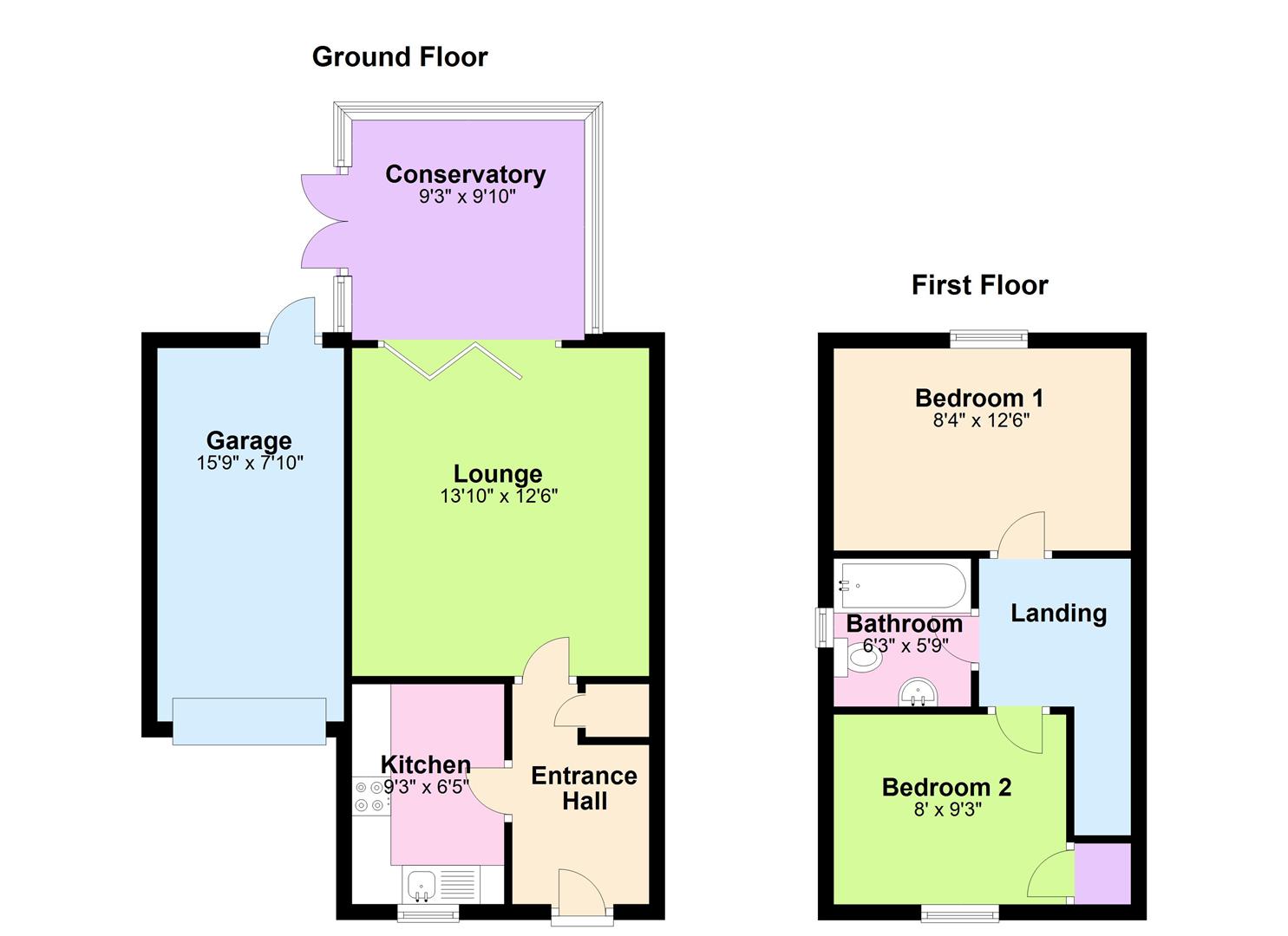 22, Glencoe Way, Peterborough floorplan