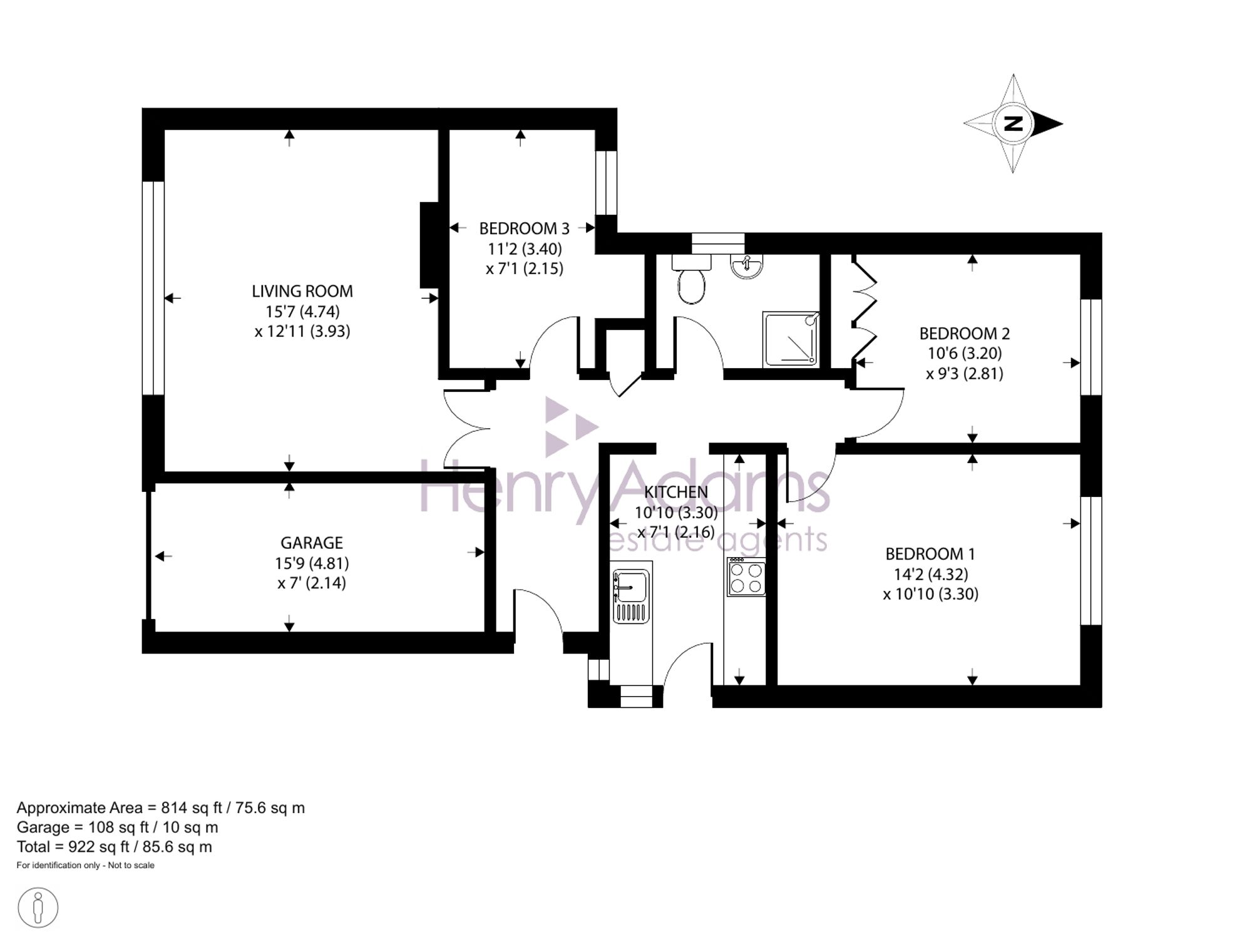 14 Landseer Drive, Chichester floorplan