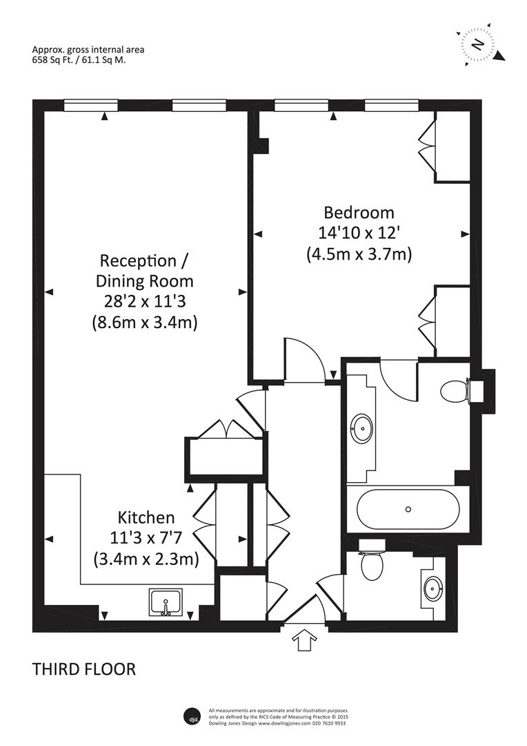 Flat 32 Chantrey House, 4, Eccleston Street, London floorplan