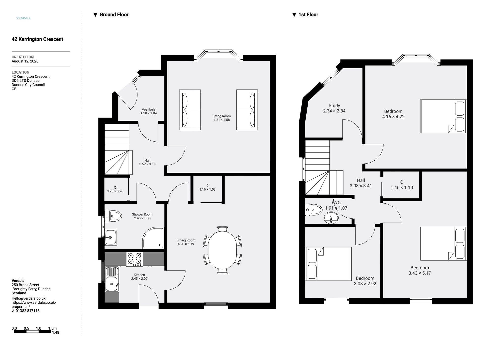 42 Kerrington Crescent, Dundee floorplan