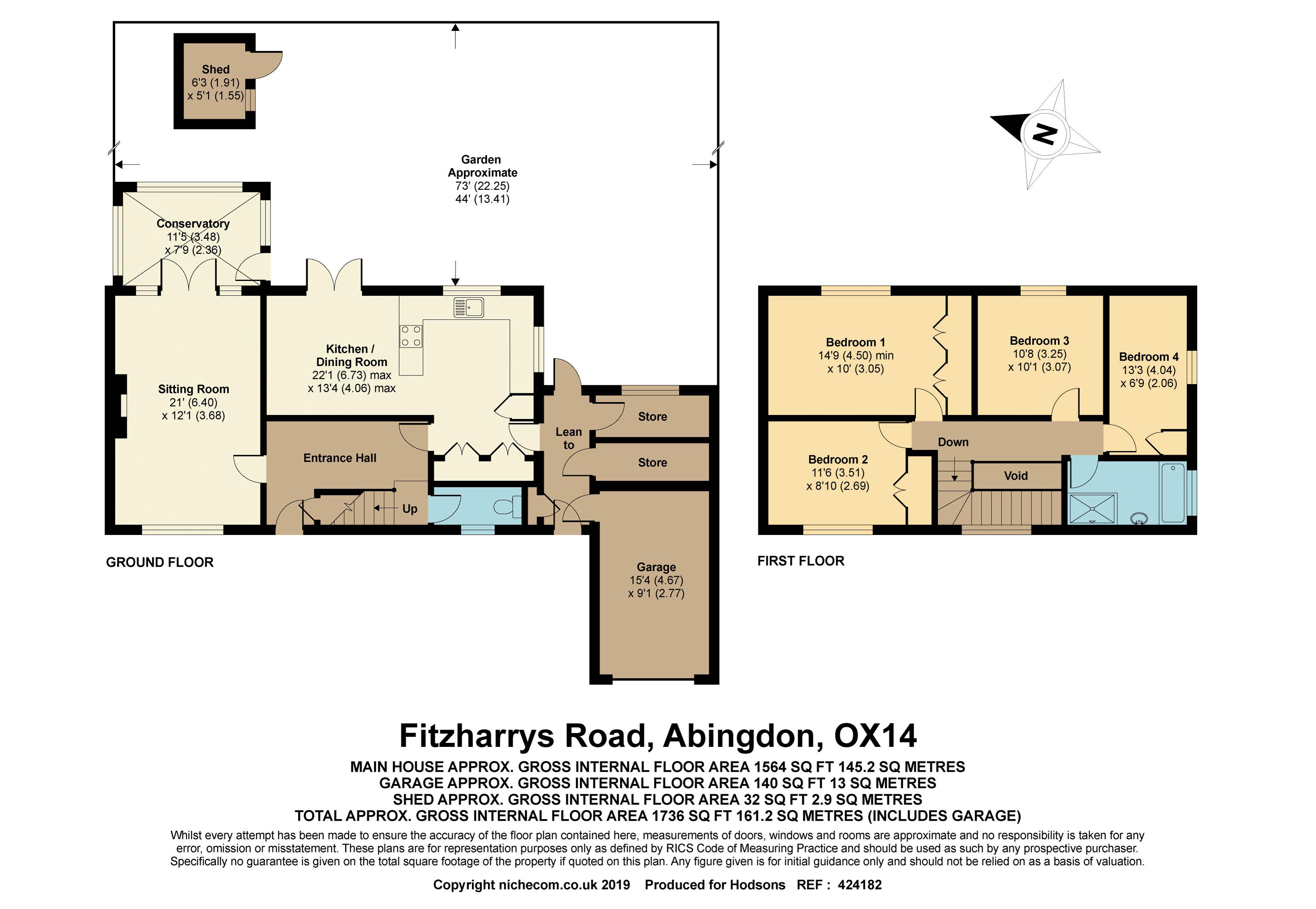 4 Bedrooms Semi-detached house for sale in Fitzharrys Road, Abingdon OX14