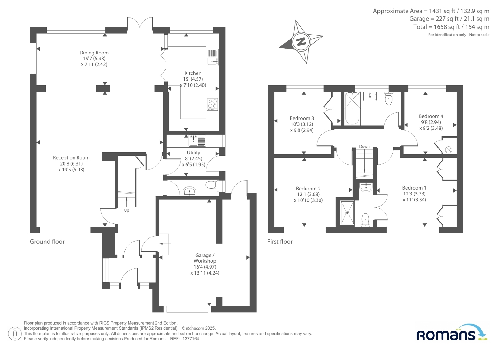 110, Carver Hill Road, Buckinghamshire floorplan
