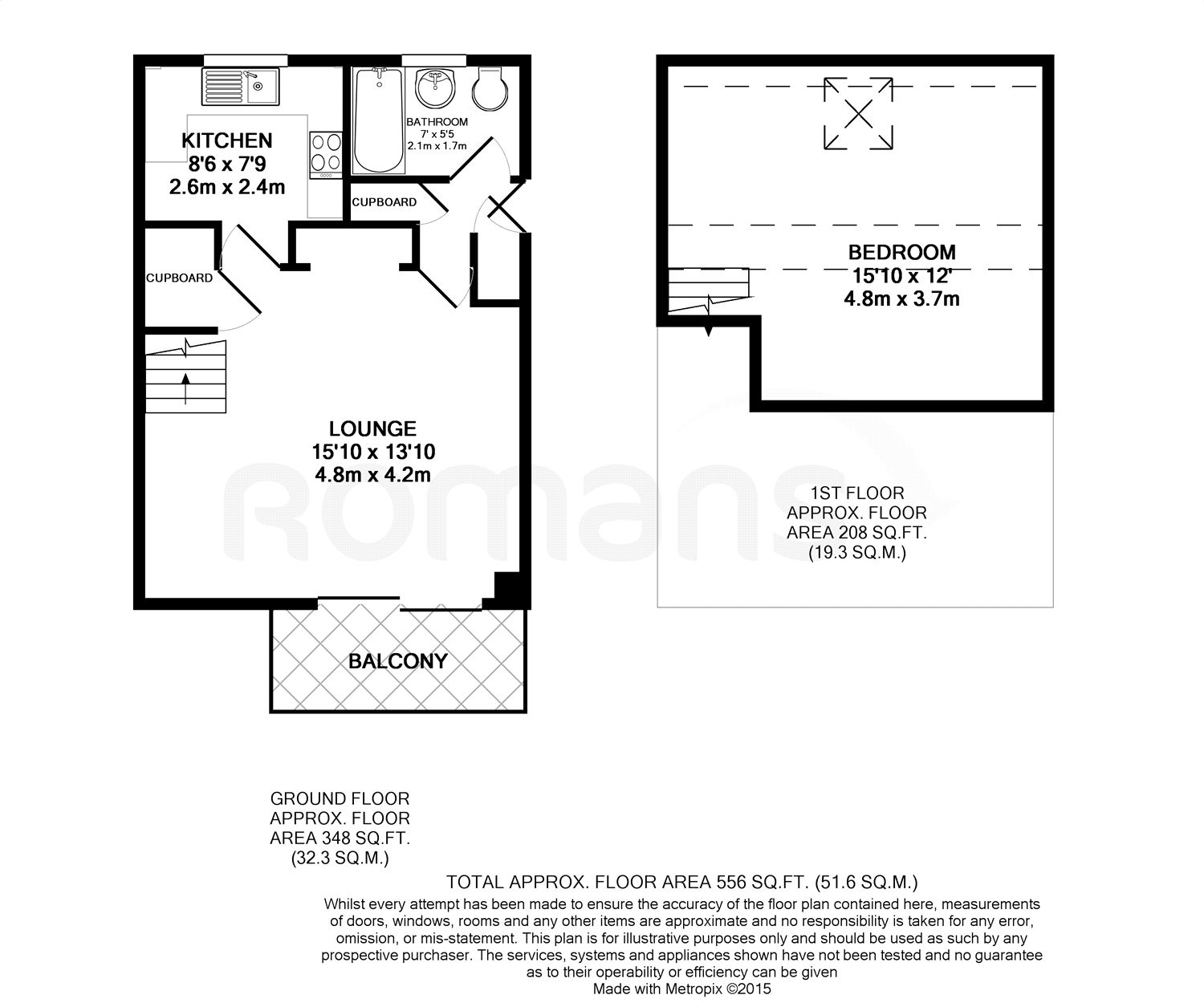 1 Bedrooms Maisonette to rent in Maiden Place, Lower Earley, Reading RG6