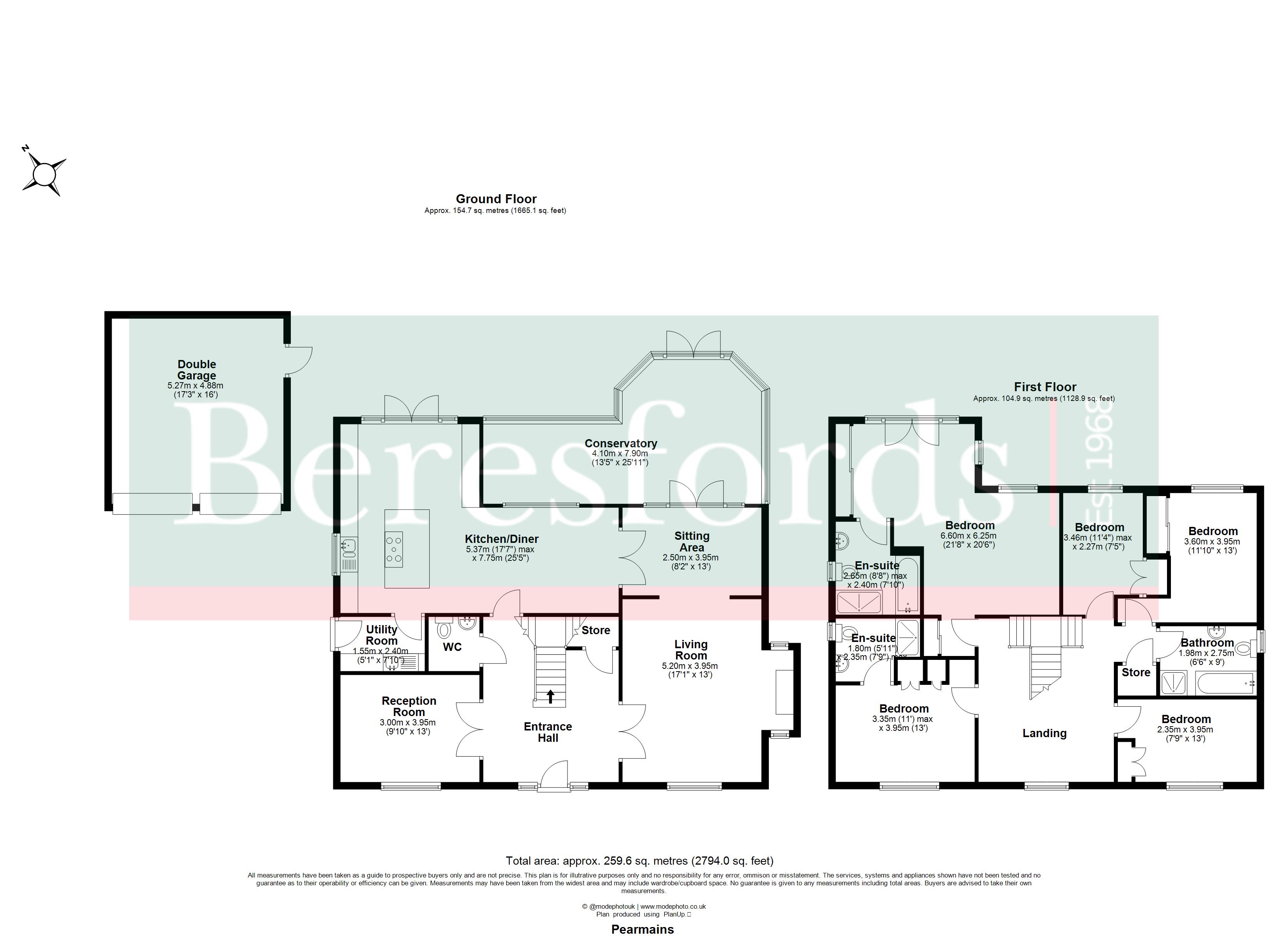 8, Pearmains, Chelmsford floorplan