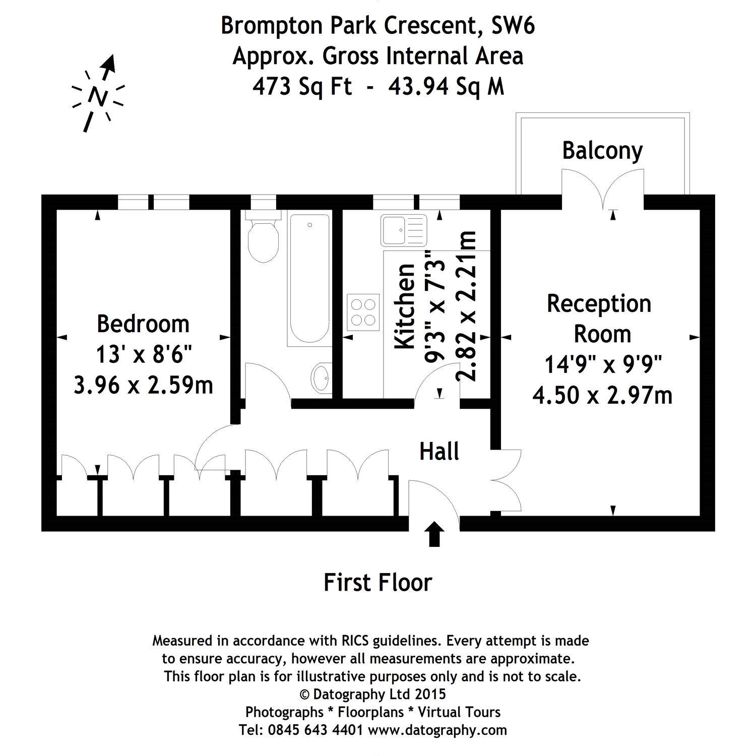 1 Bedrooms Flat to rent in Brompton Park Crescent, West Brompton, London SW6