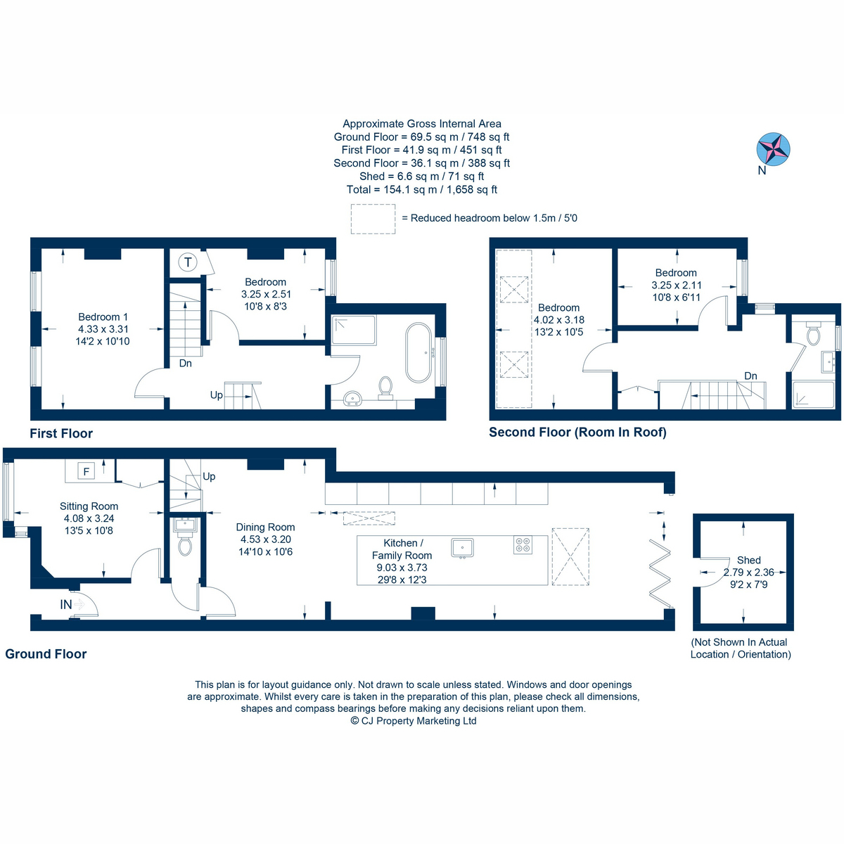 14, Swinburne Road, Abingdon floorplan