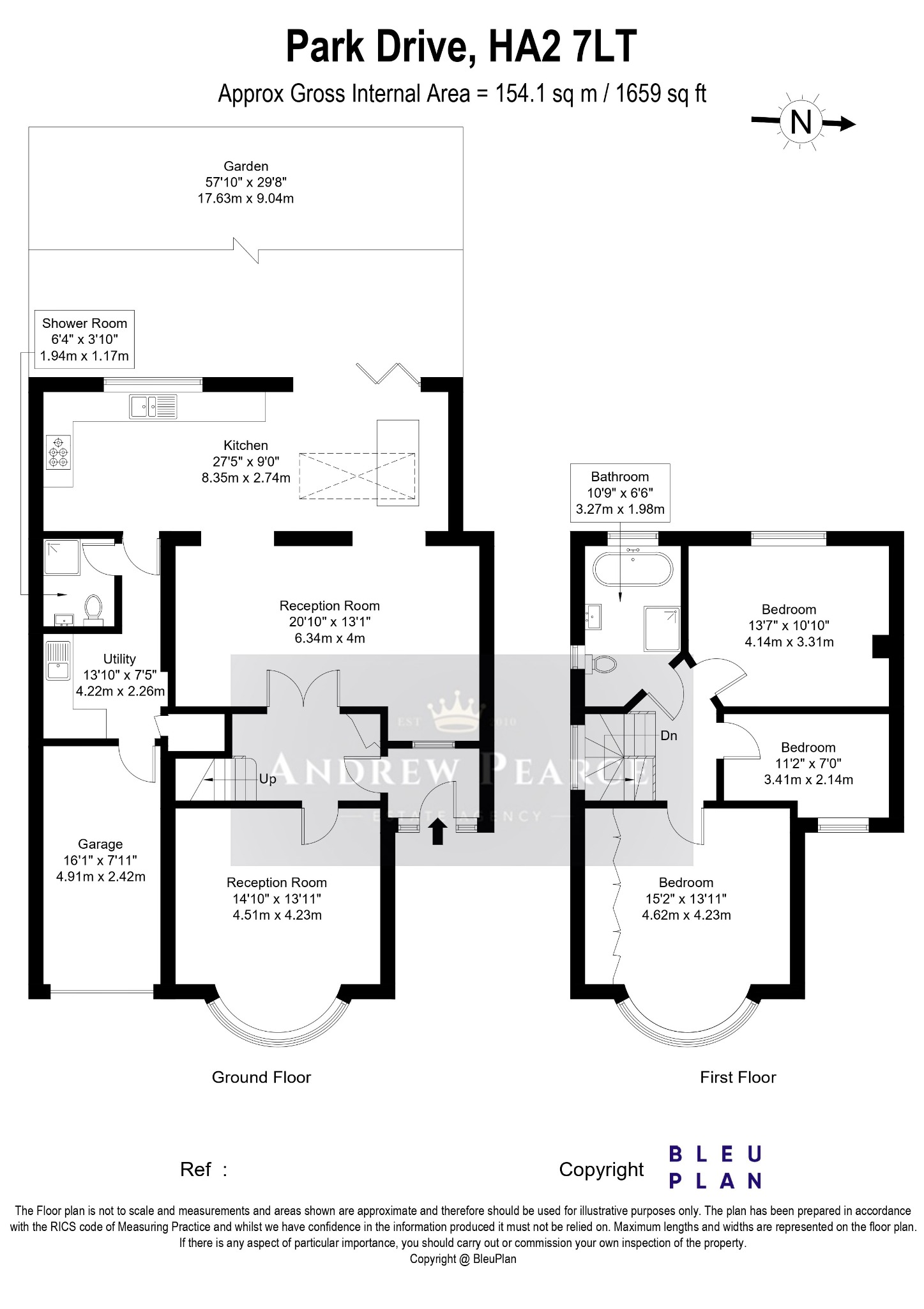 14 Park Drive, North Harrow, Middlesex floorplan