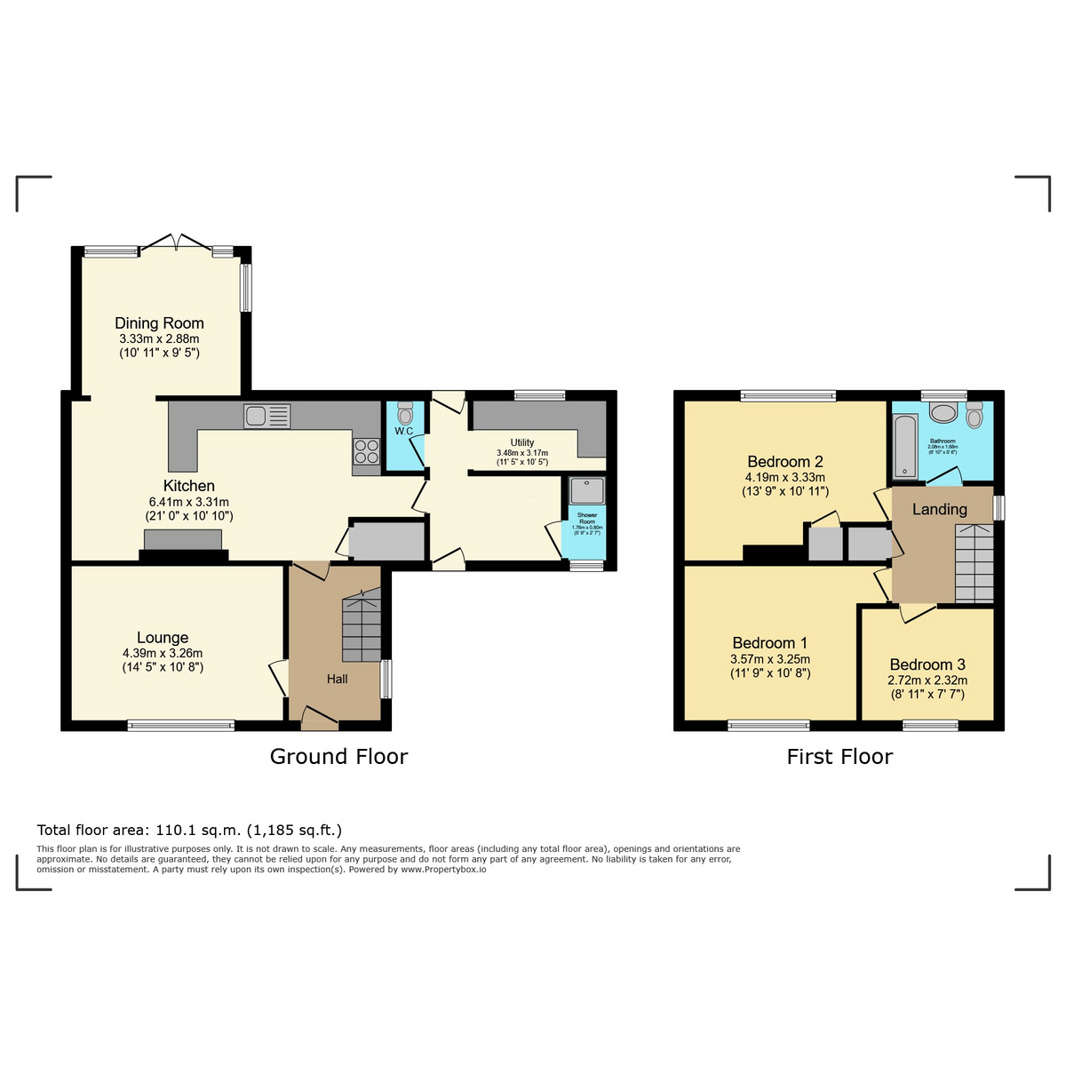 42, Rowena Drive, Rotherham floorplan