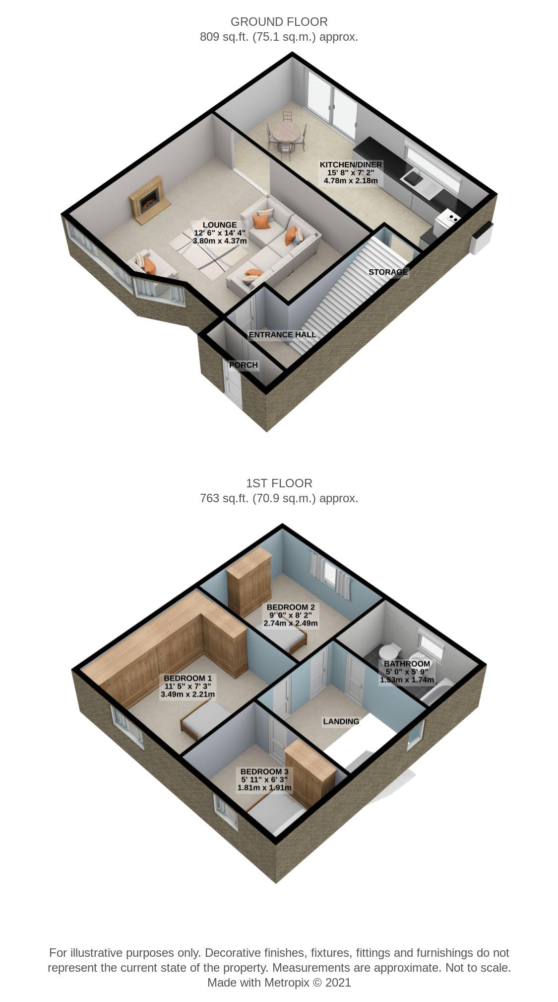 98, Longfield Road, Bolton floorplan