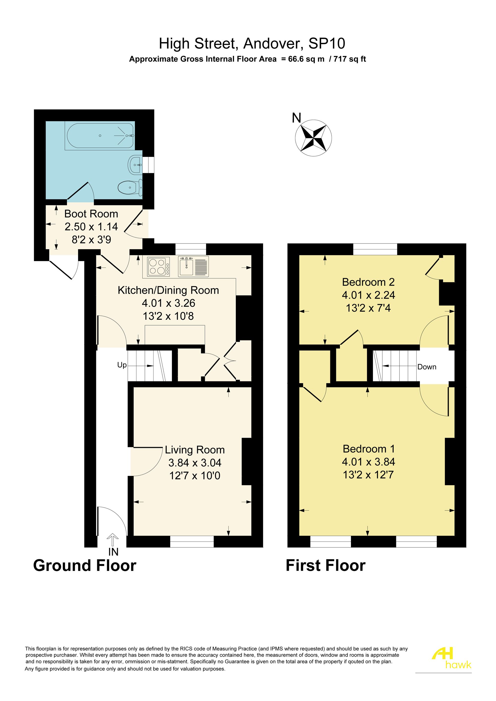 96 High Street, Andover floorplan