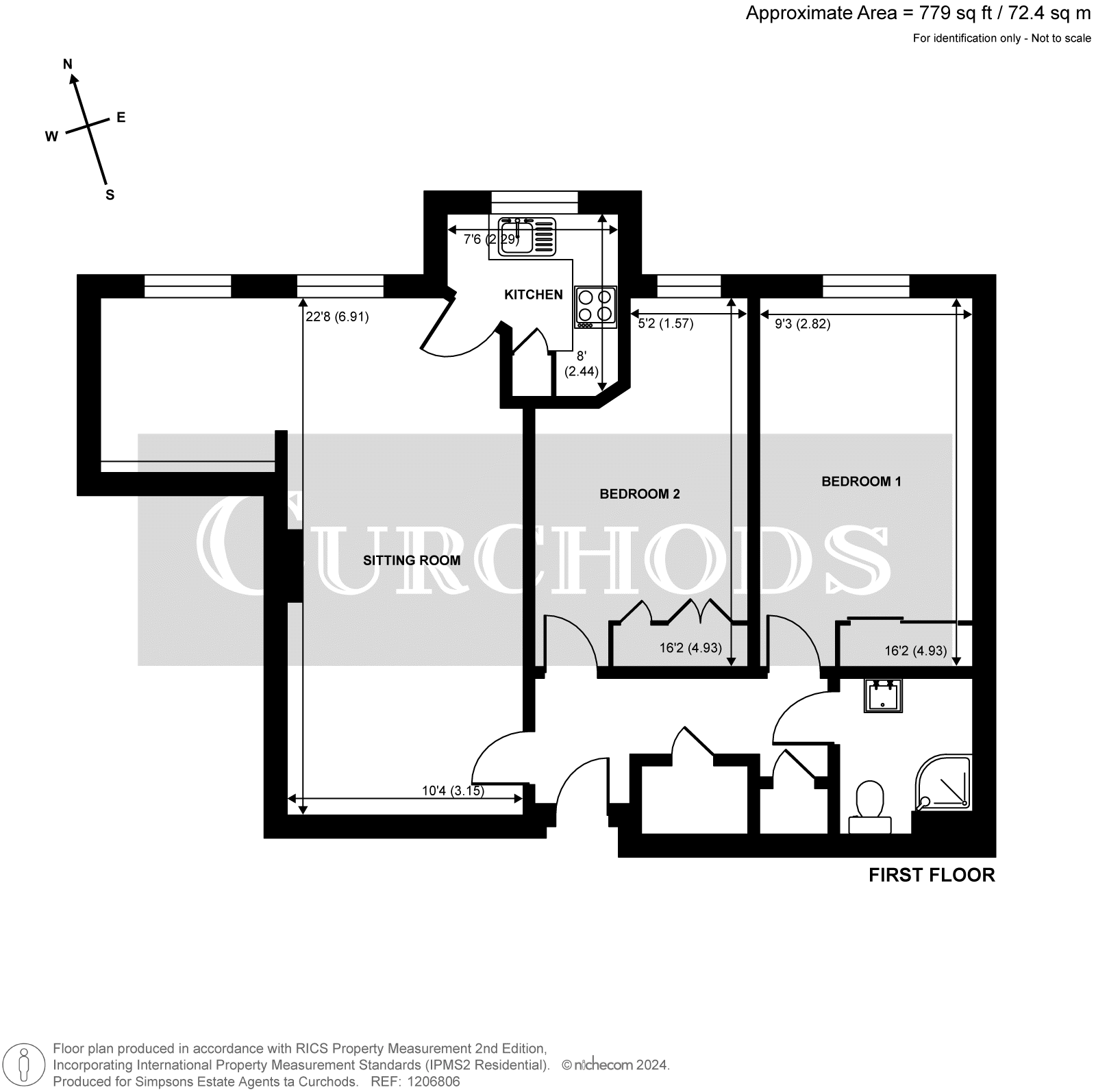 14 Beaufort Lodge,, Grove Road, Woking floorplan