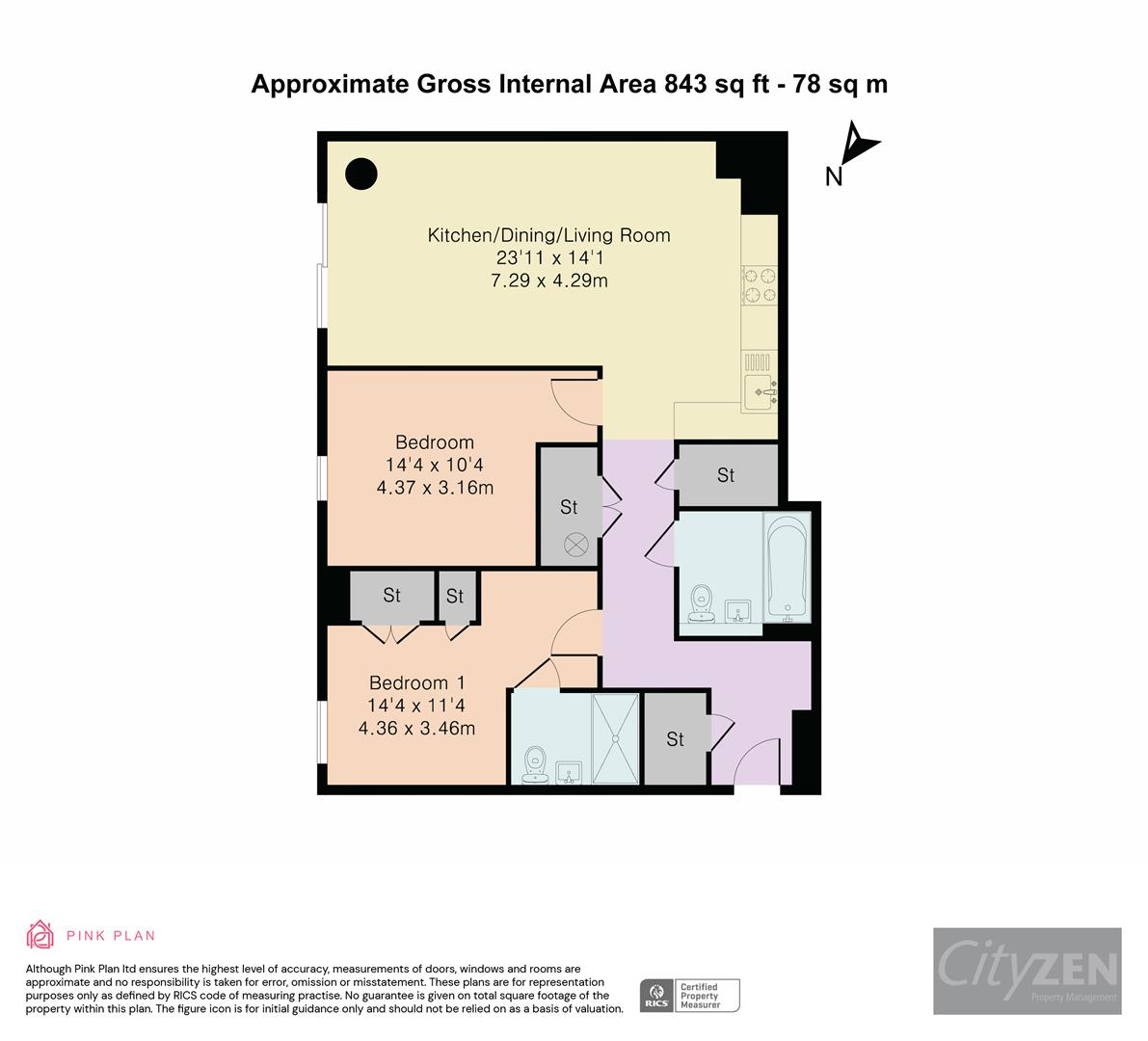 The Clarendon, 37 Clarendon Road, Watford floorplan