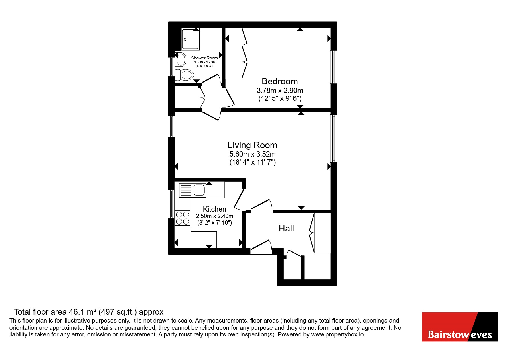 Peveril Street, Nottingham floorplan