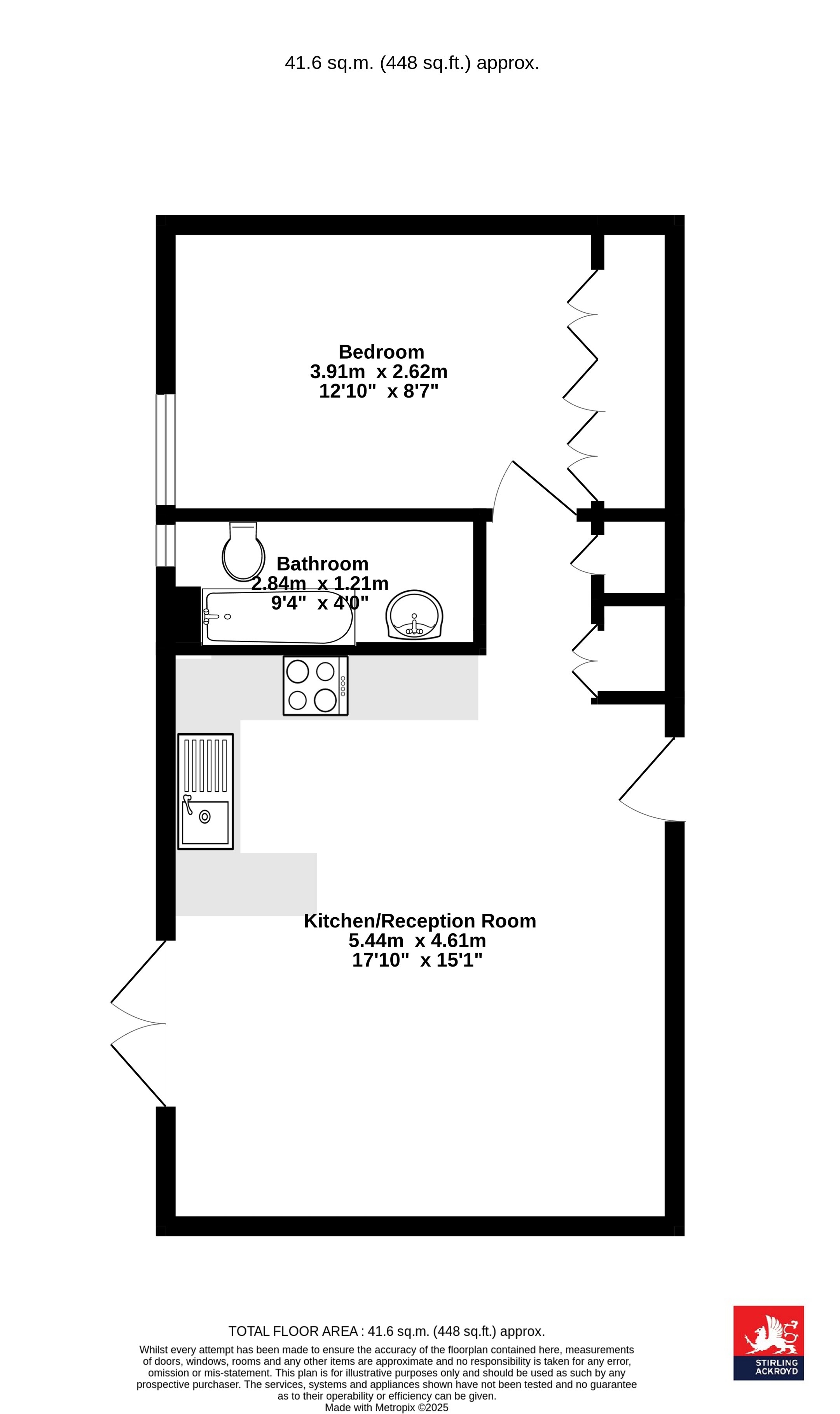 112B, Finborough Road, London floorplan